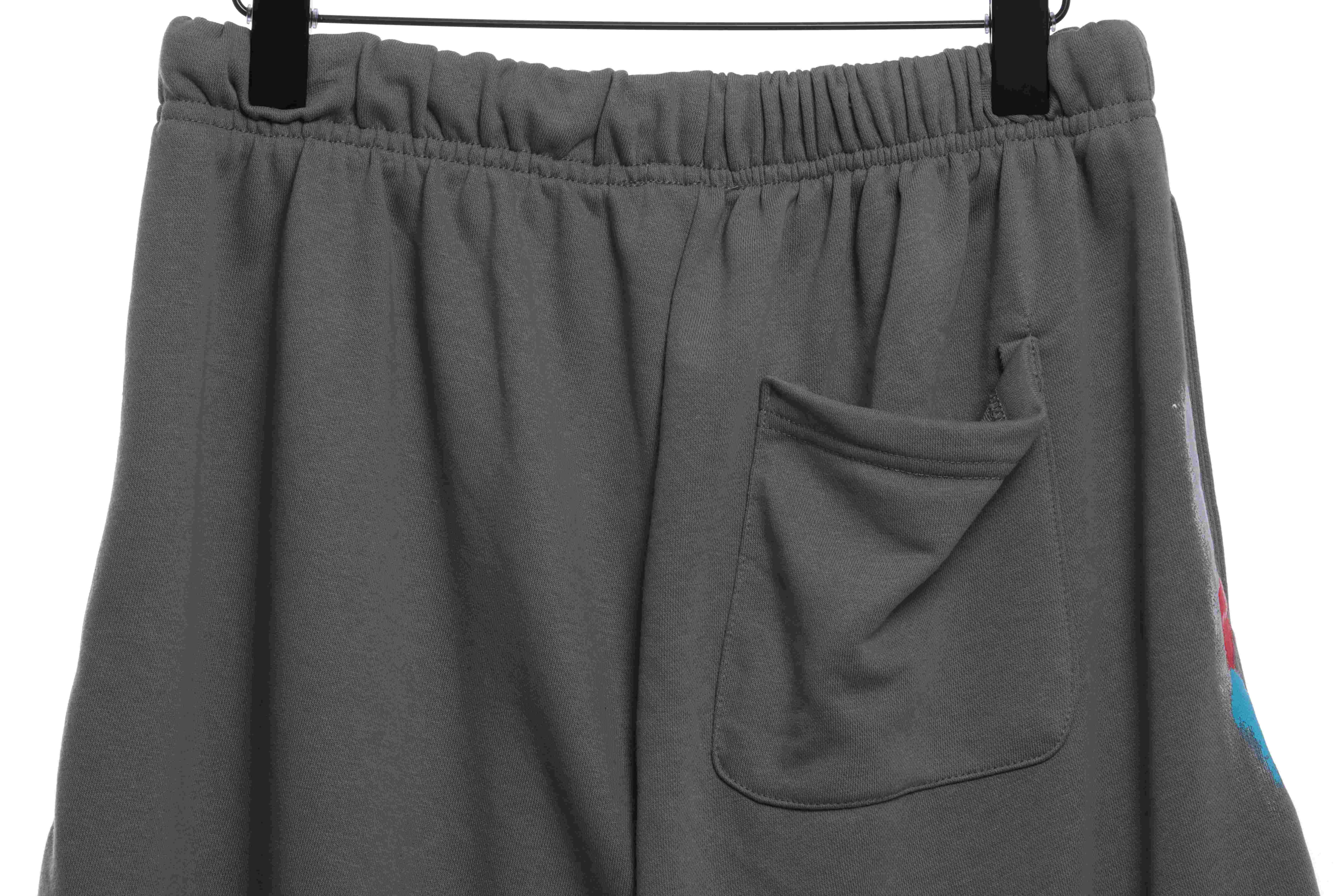 GALLERY DEP hand-painted graffiti splash ink curly edge destruction shorts