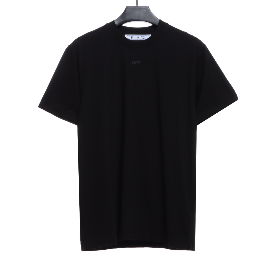 OW overlapping arrowhead pattern printing short sleeves