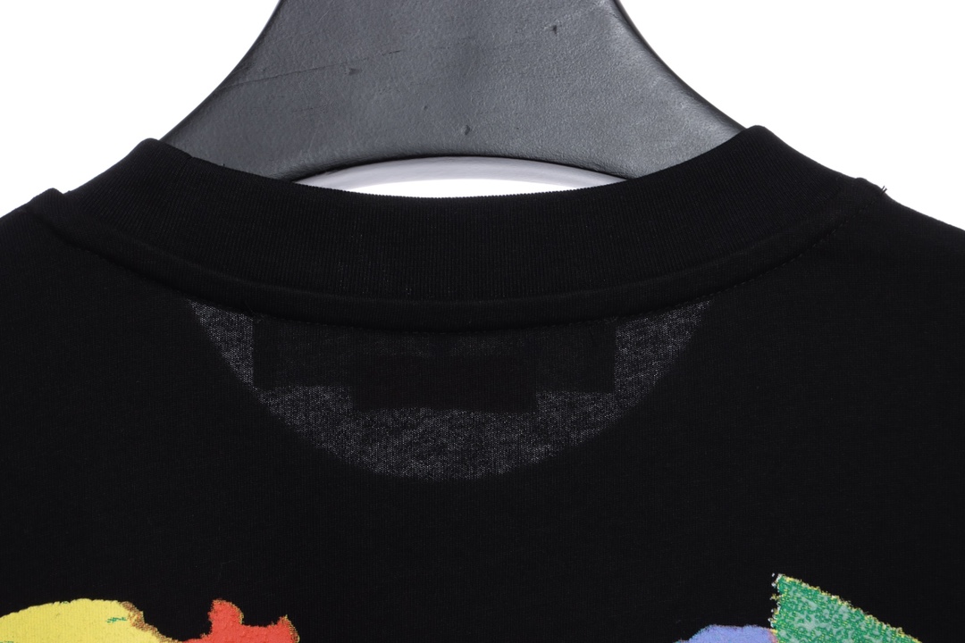 OW Environmental Protection Ink hand-painted graffiti short sleeves