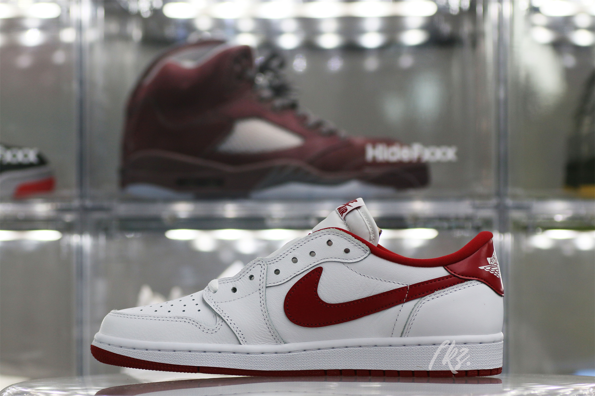 Air Jordan 1 Retro Low White Varsity Red