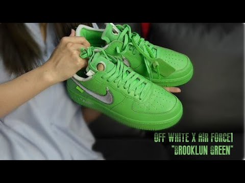 Nike Air Force 1 Low Off-White Light Green Spark