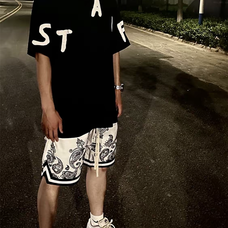 Travis Scott Cactus Jack Fesrival Staff Tee rap tour short sleeves