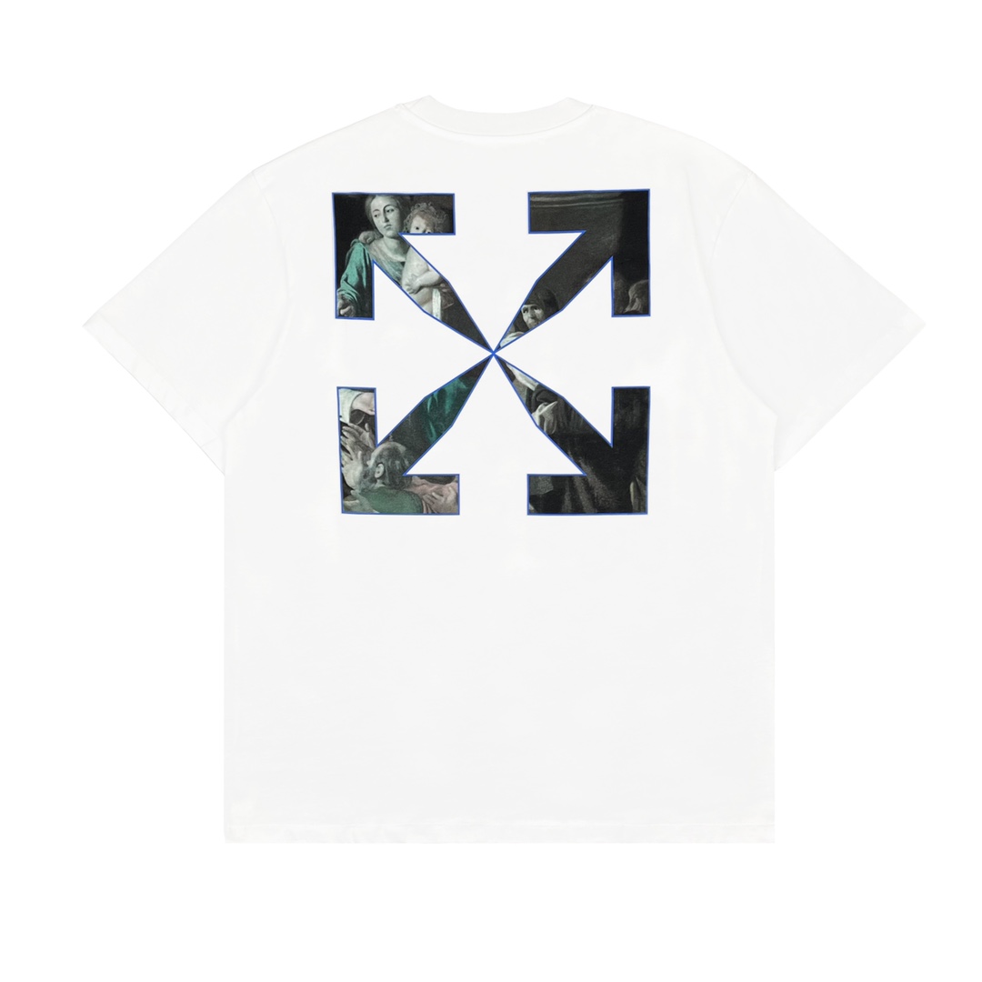 Ow color religious figures with short sleeves