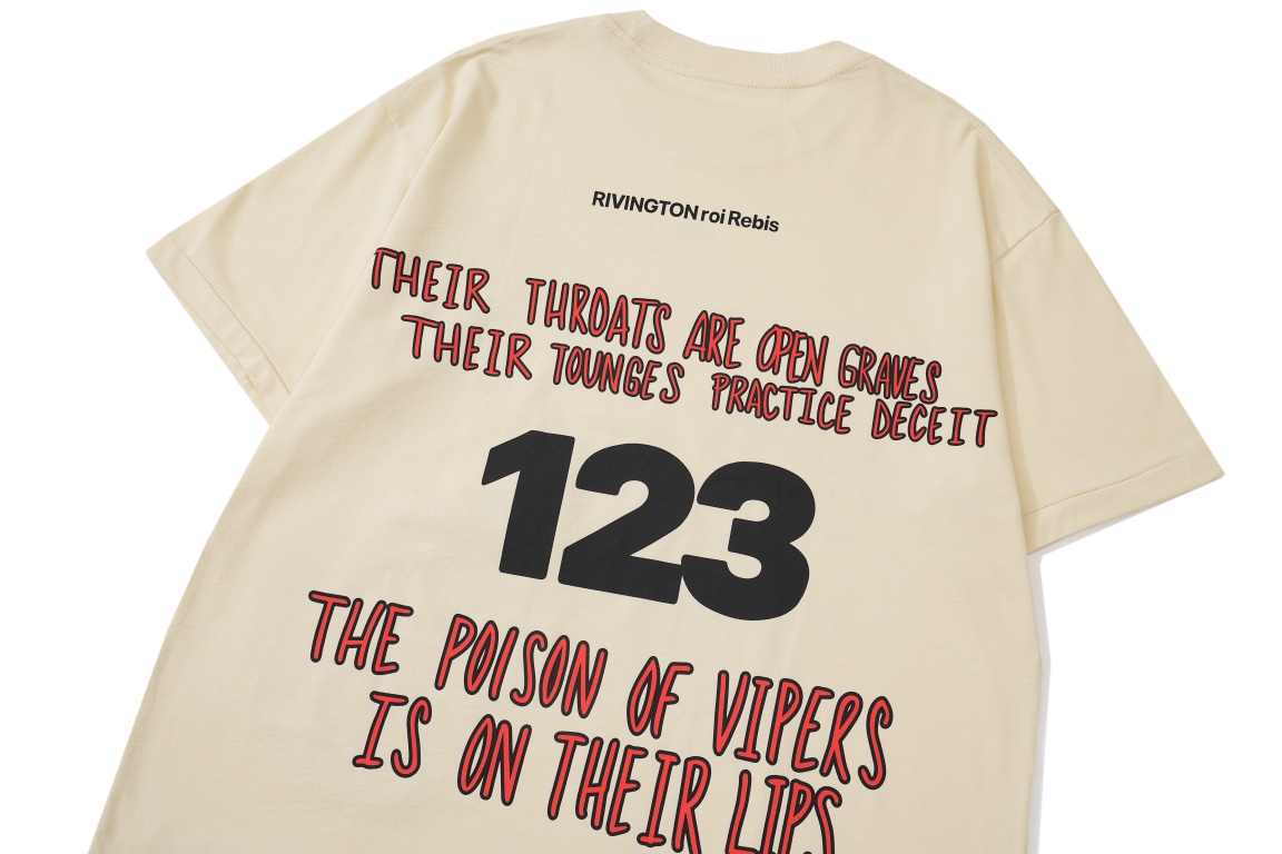 RRR-123 Alchemy Python foam printed short-sleeved T-shirt