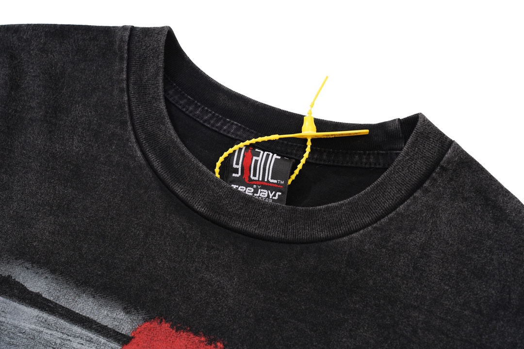 VINTAGE The son of chaos makes old retro printed short-sleeved T-shirts