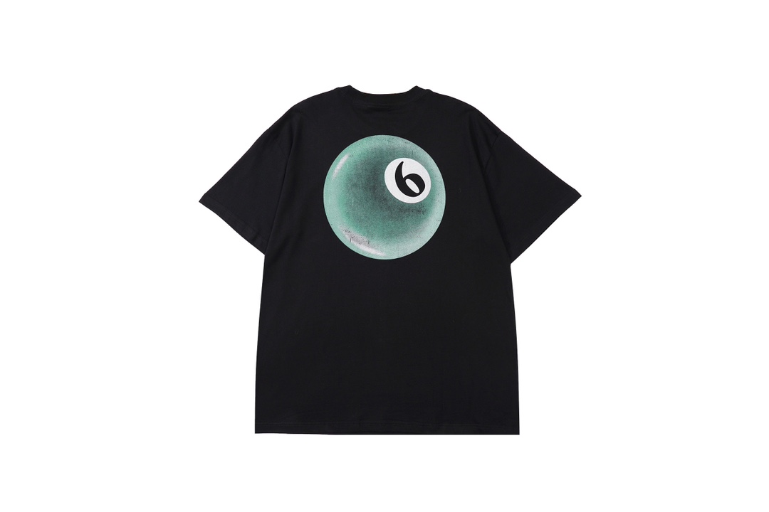 VINTAGE NWO 6th Anniversary of the New World order printed short-sleeved T-shirt Black