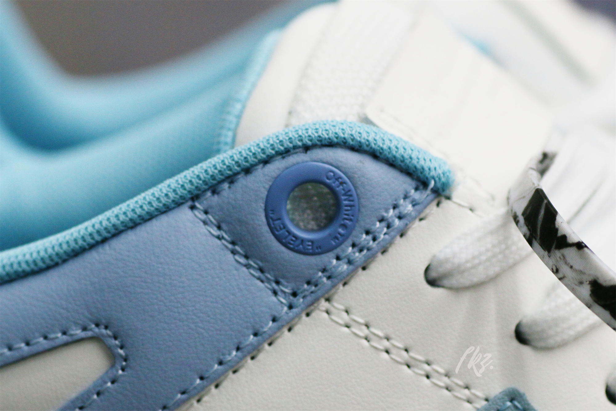 OFF-WHITE Blue & White Out Of Office Sneakers