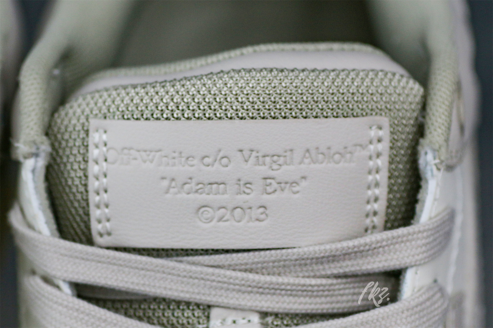 Off-White White & Beige ‘Out Of Office’ Sneakers