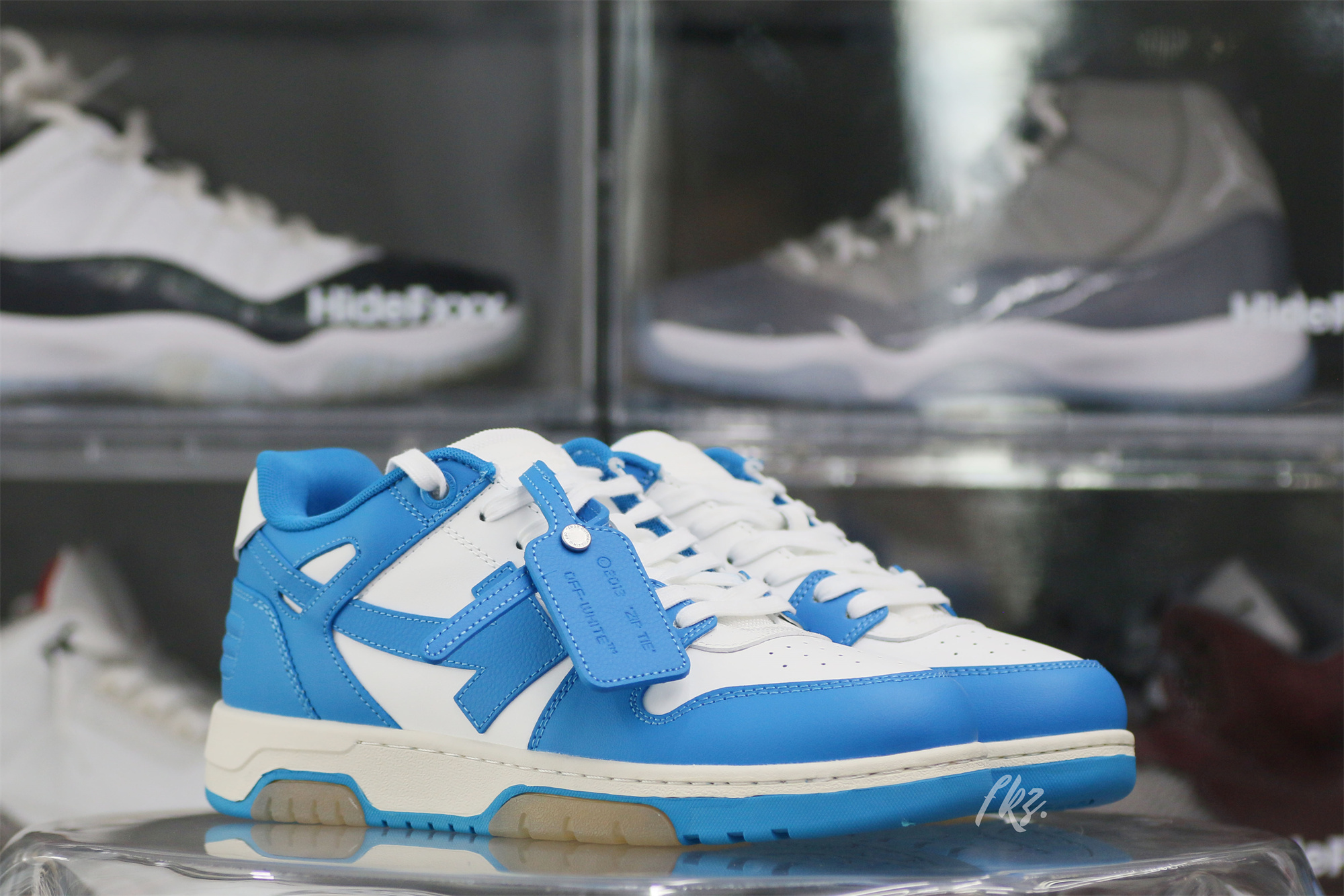 Off-White University Blue ‘Out Of Office’ Sneakers