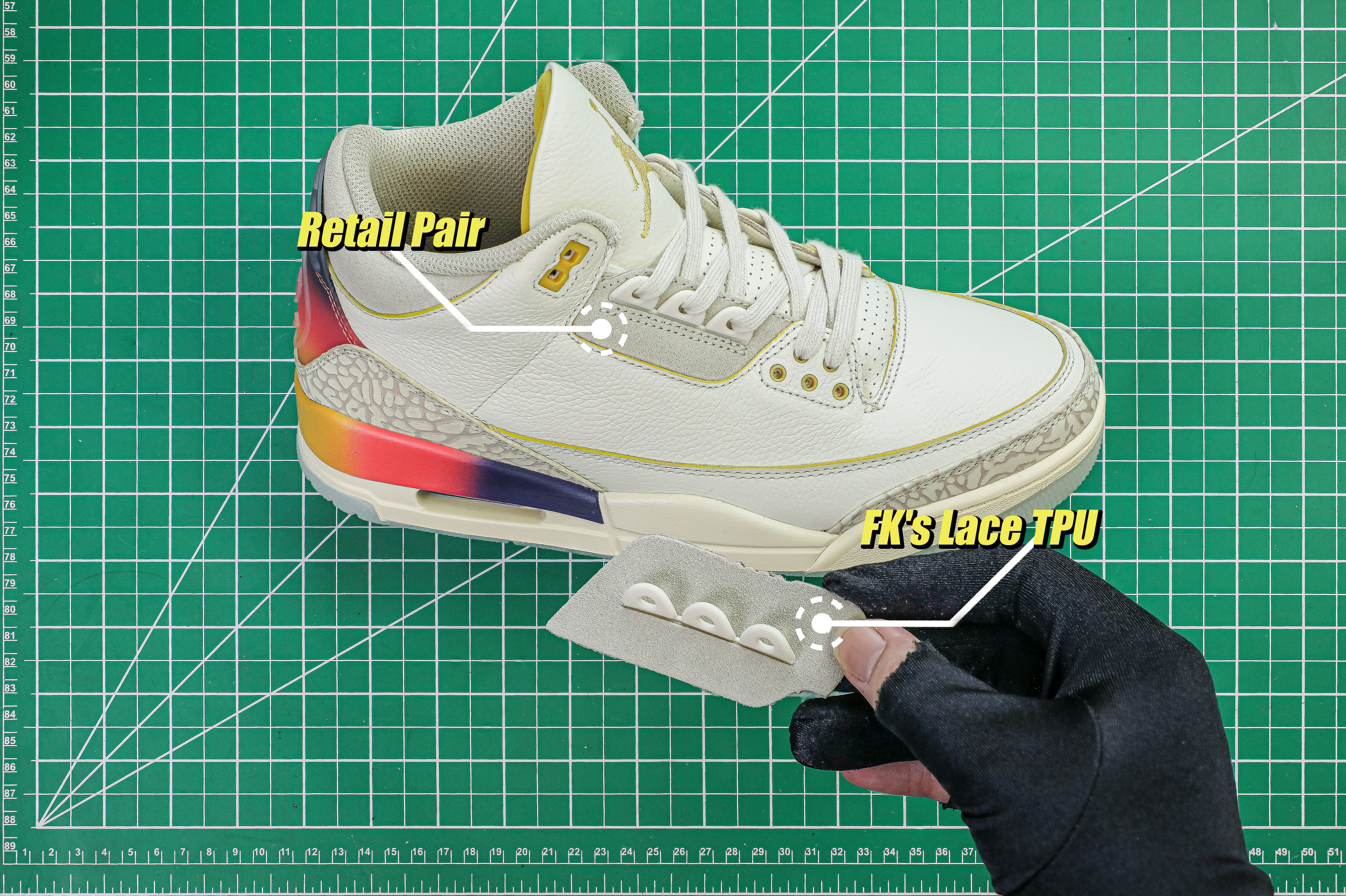 J Balvin x Air Jordan 3 Sunset (LN5 A1)