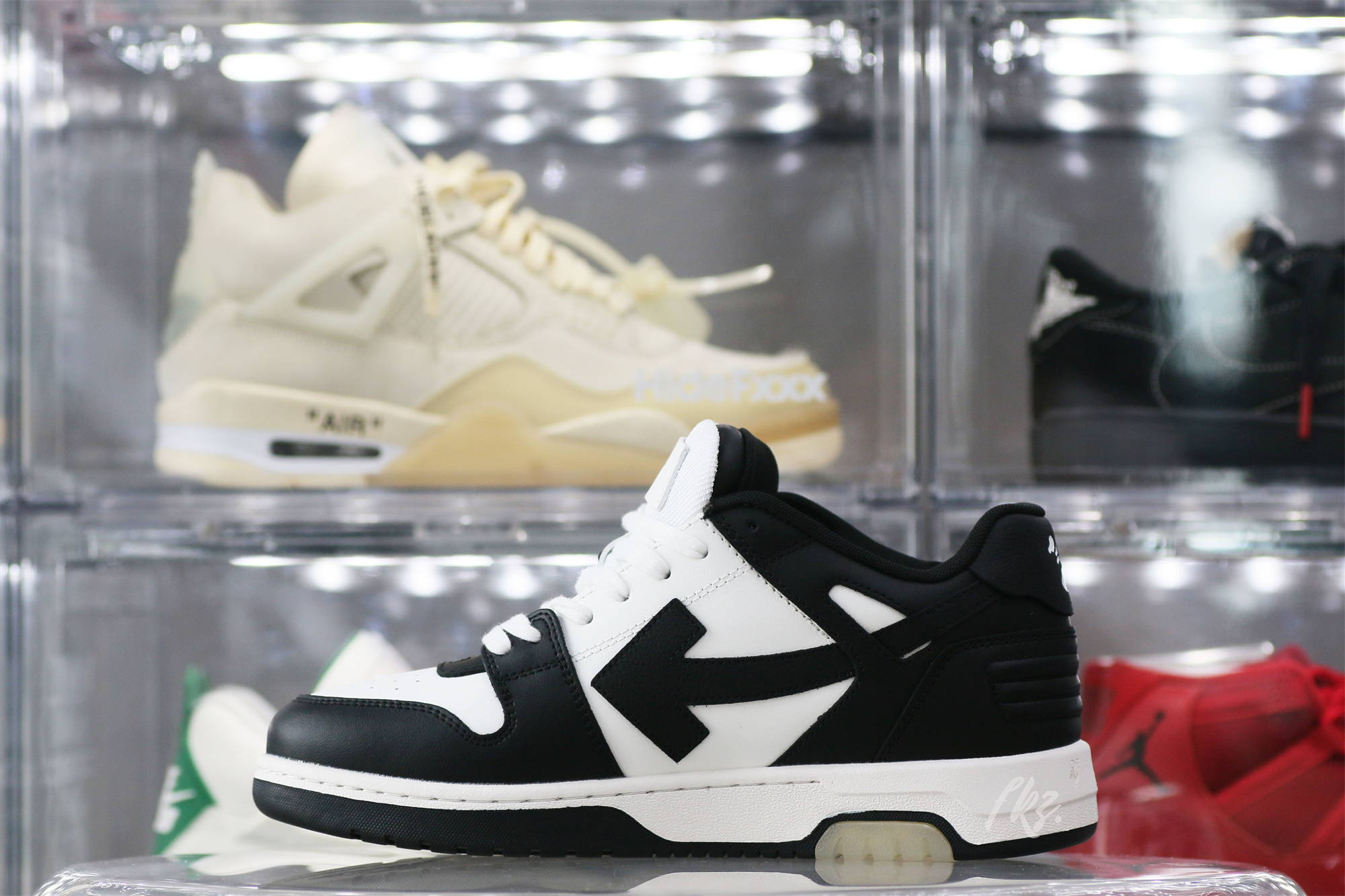 OFF-WHITE Black & White Out Of Office Sneakers