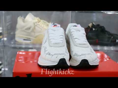 Sacai X Nike Vaporwaffle Grey White