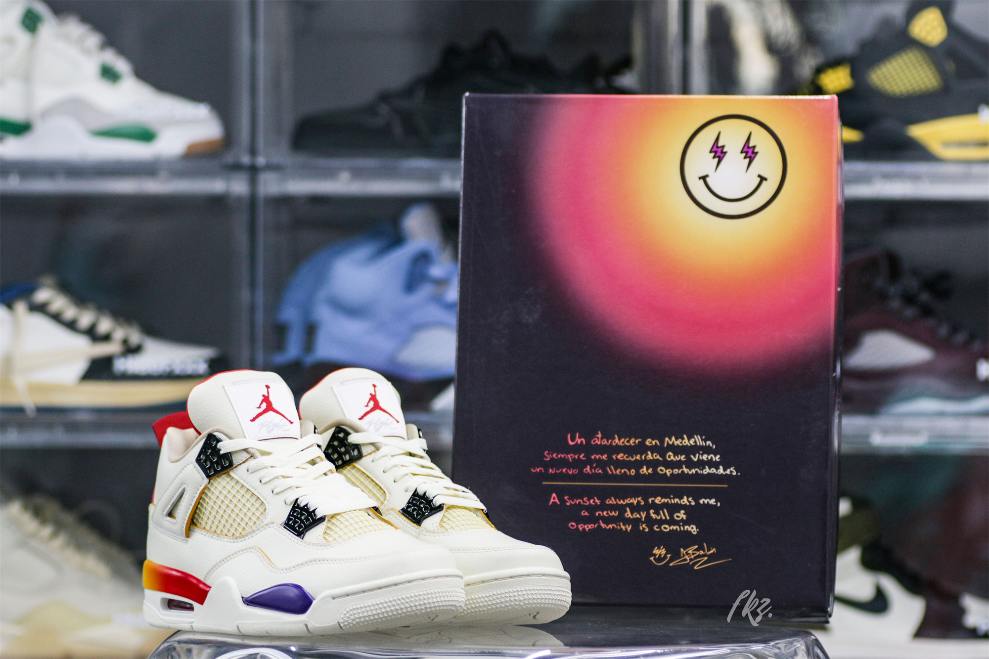 J Balvin x Air Jordan 4 Sunset