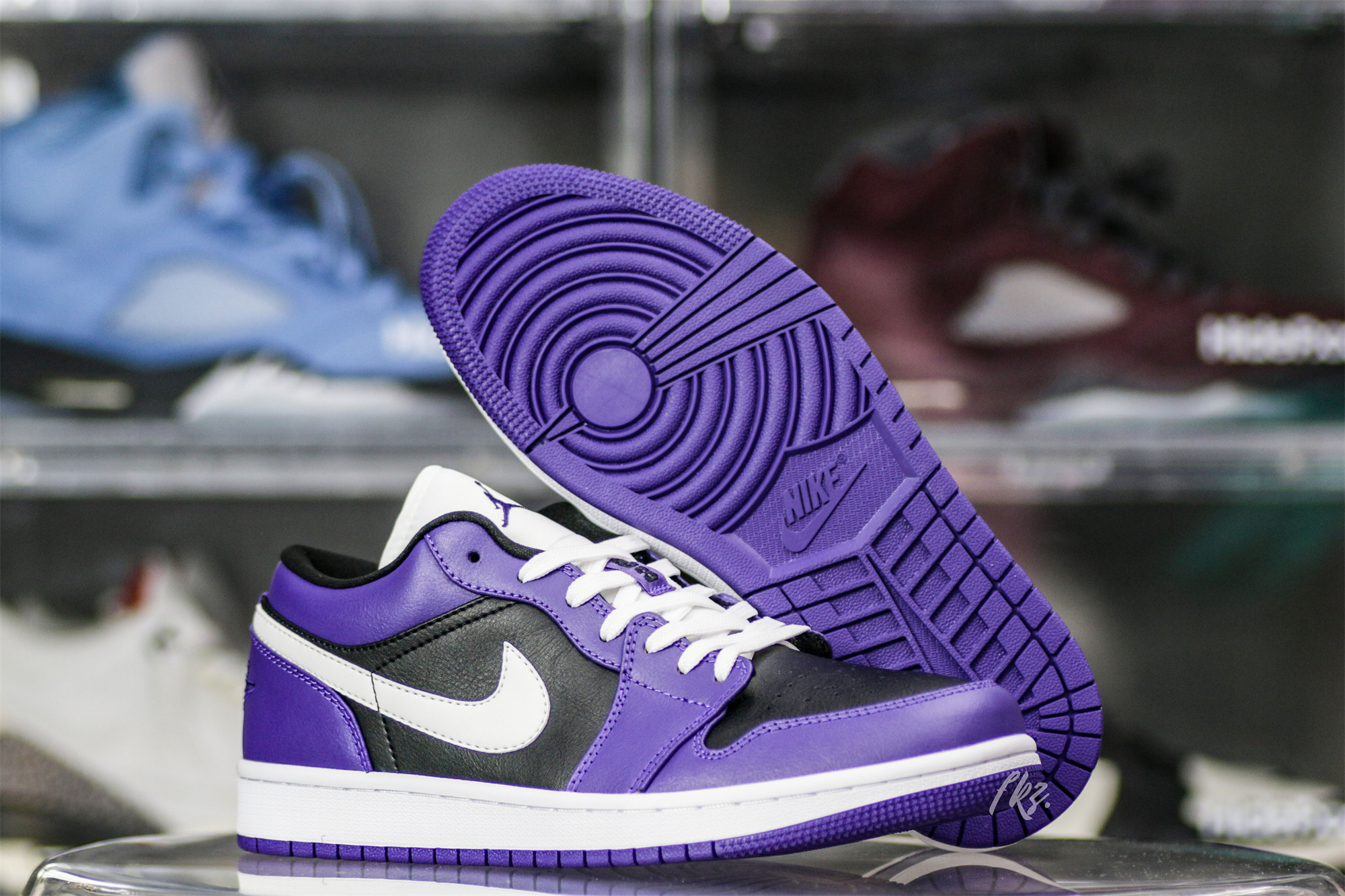 Air Jordan 1 Low Retro Court Purple Black 2020