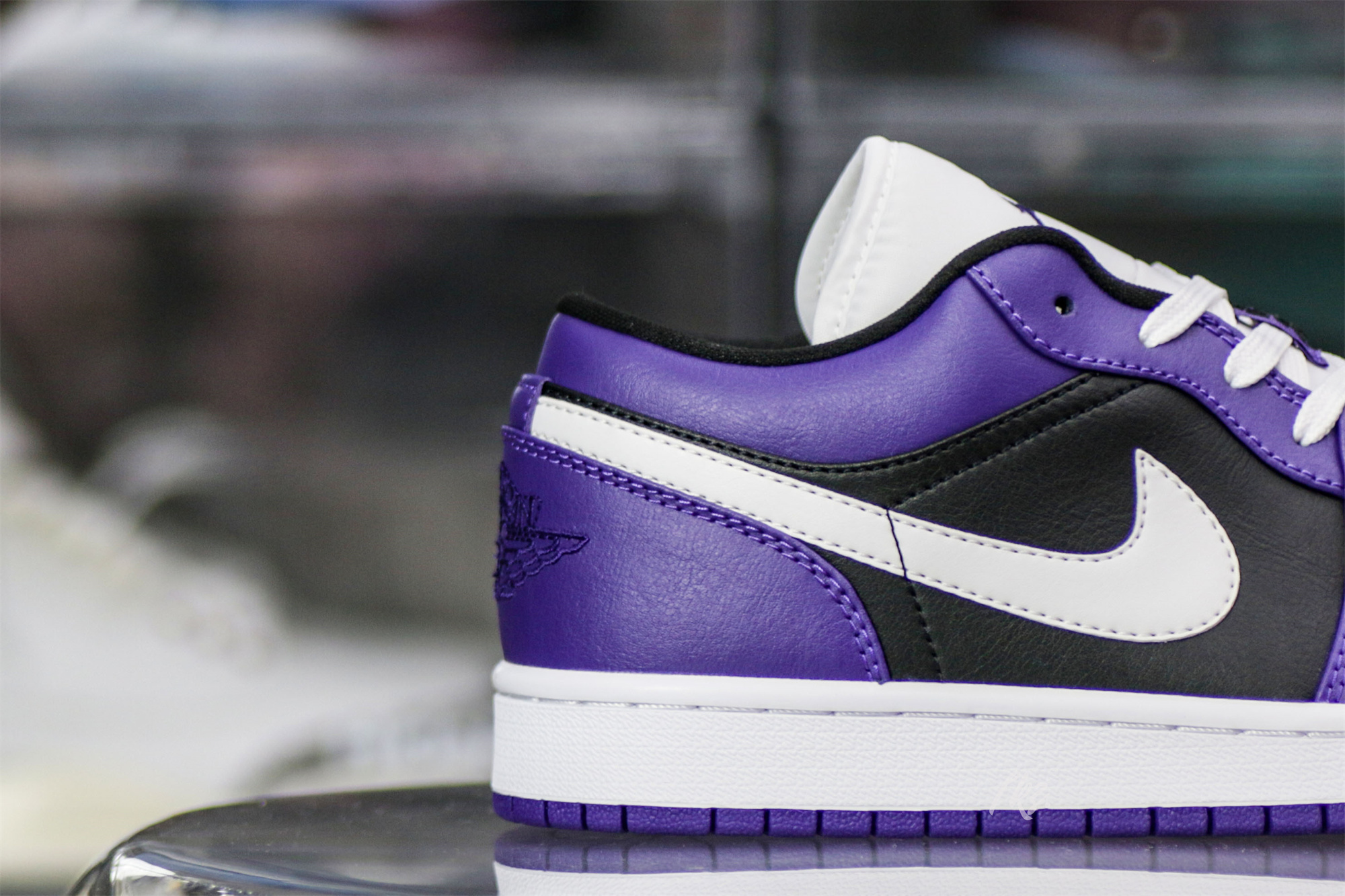 Air Jordan 1 Low Retro Court Purple Black 2020