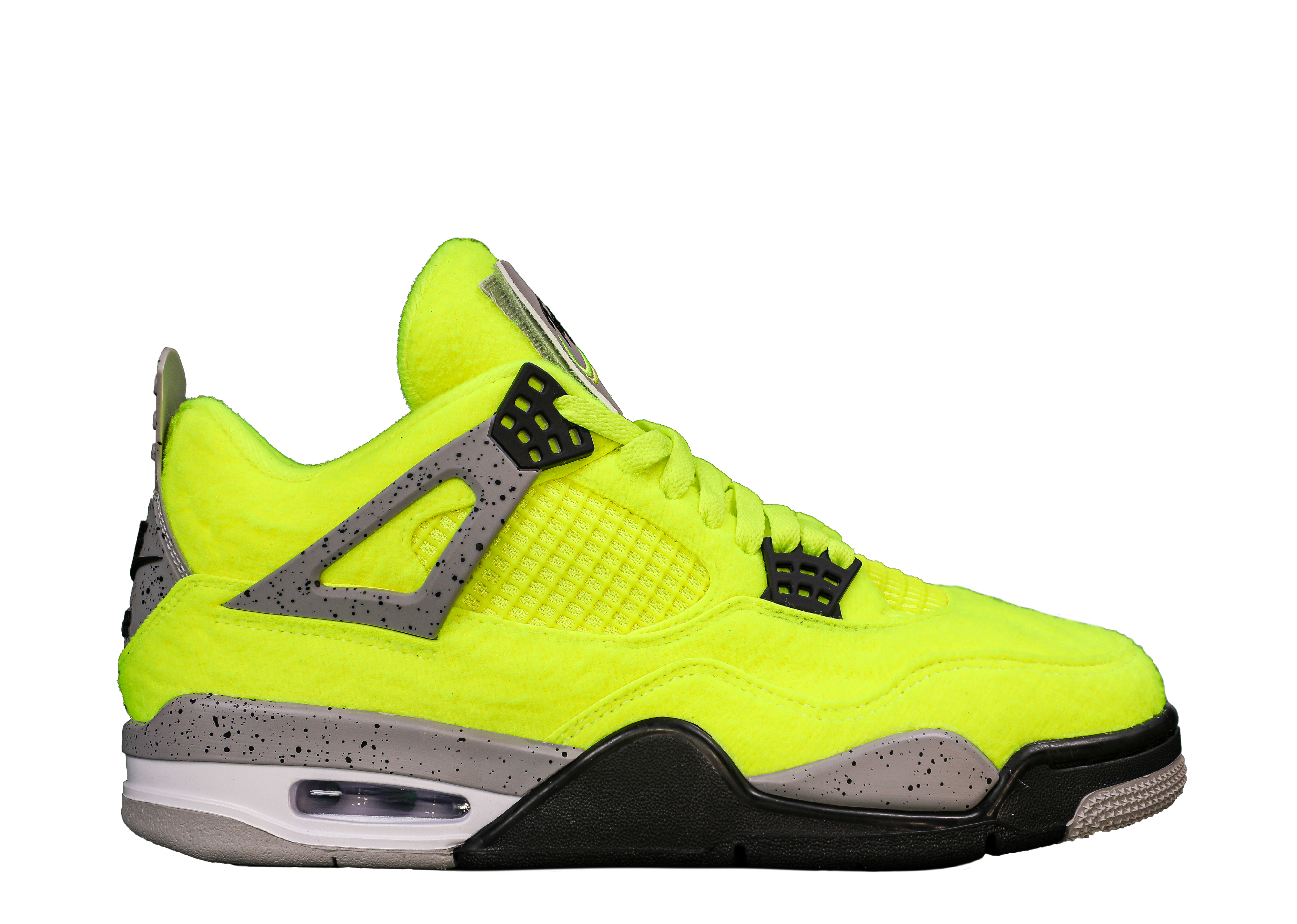 Air Jordan 4 “Tennis Ball” Custom Atomic Green/Black