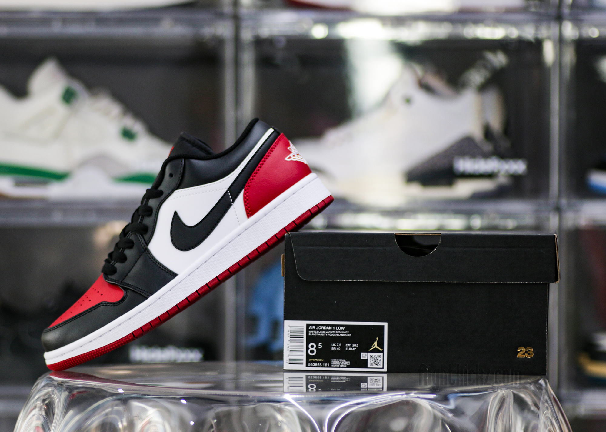 Air Jordan 1 Low Bred Toe 2.0(2023)