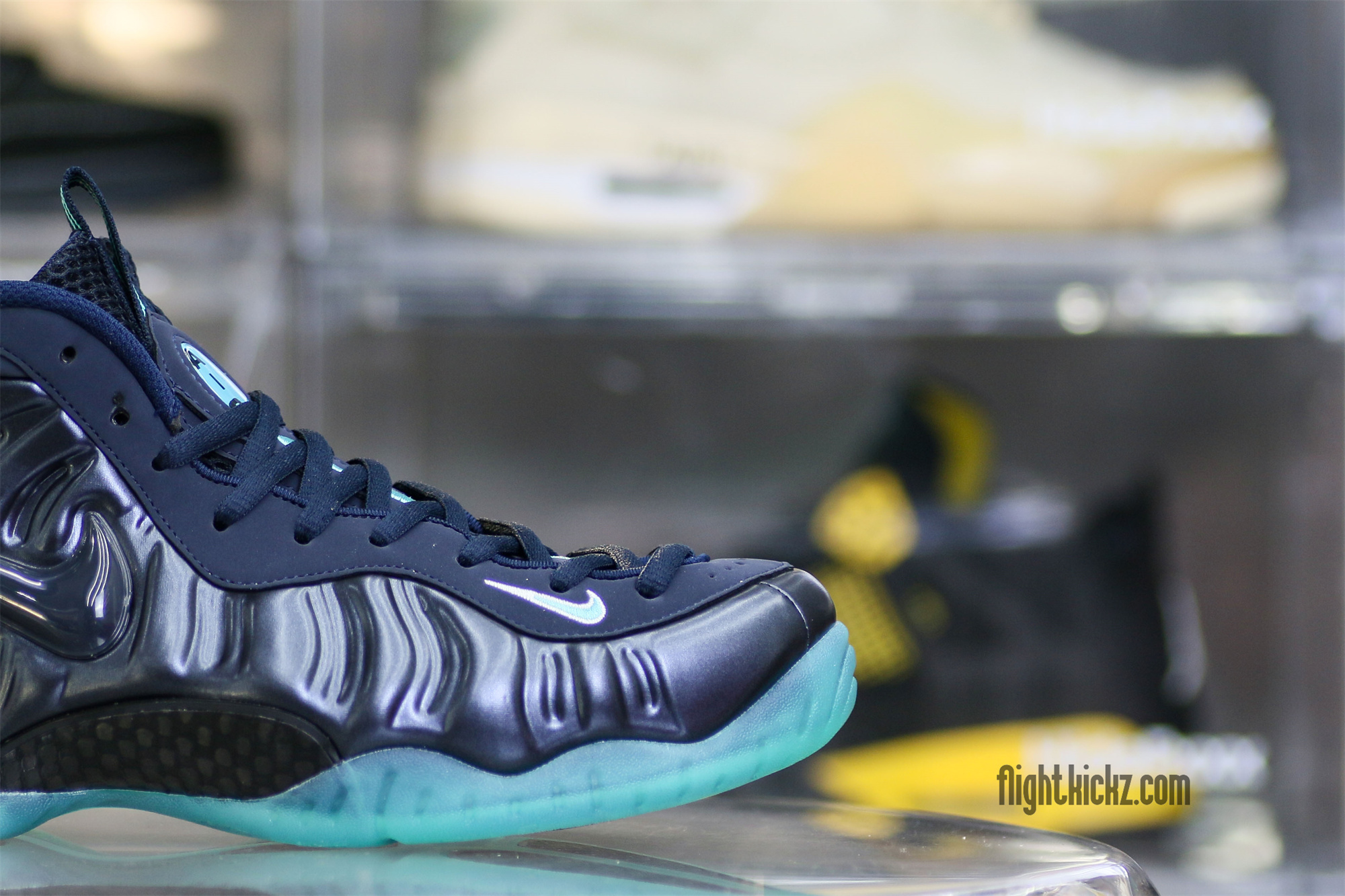 Nike Air Foamposite Pro (Obsidian/Aqua)