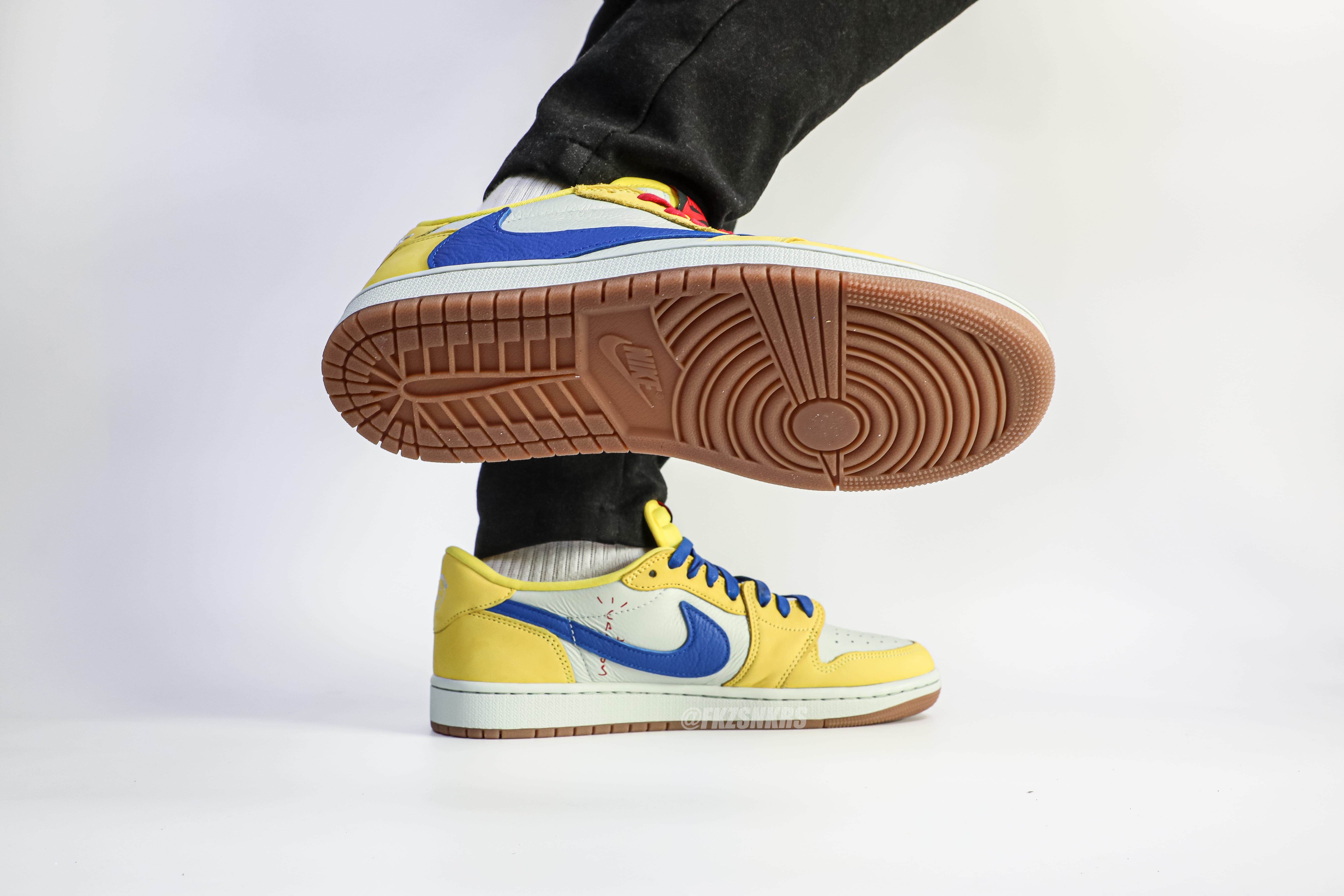 Travis Scott x Air Jordan 1 Retro Low OG SP “Elkins/Canary Yellow” (LN5 A1 batch)