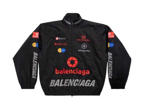 Balancig* logo-print Zip Jacket