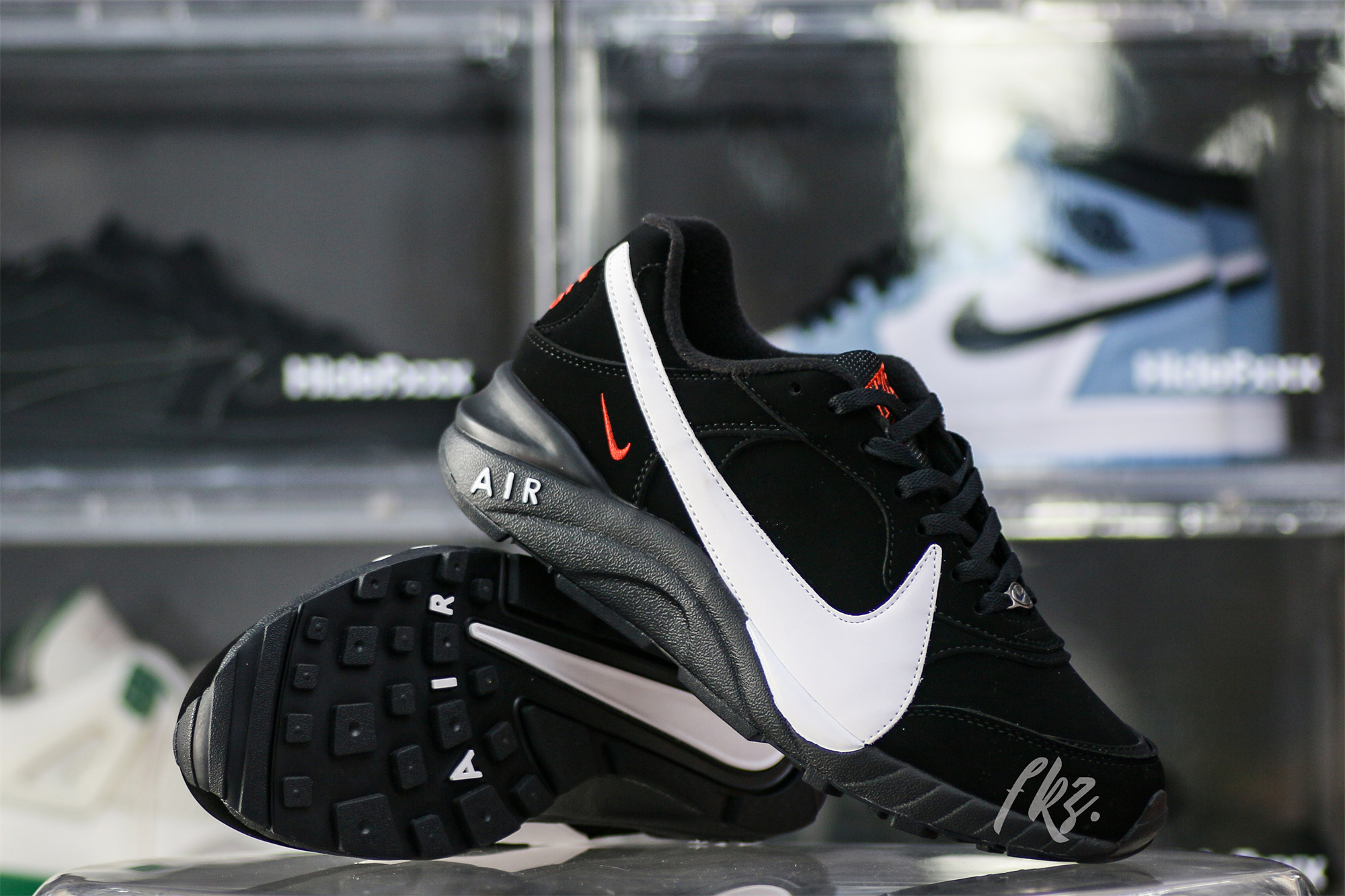 Nike Air Grudge Leather Black White