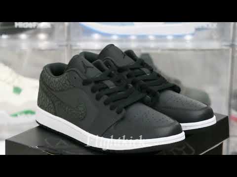 Air Jordan 1 Low SE Black Elephant