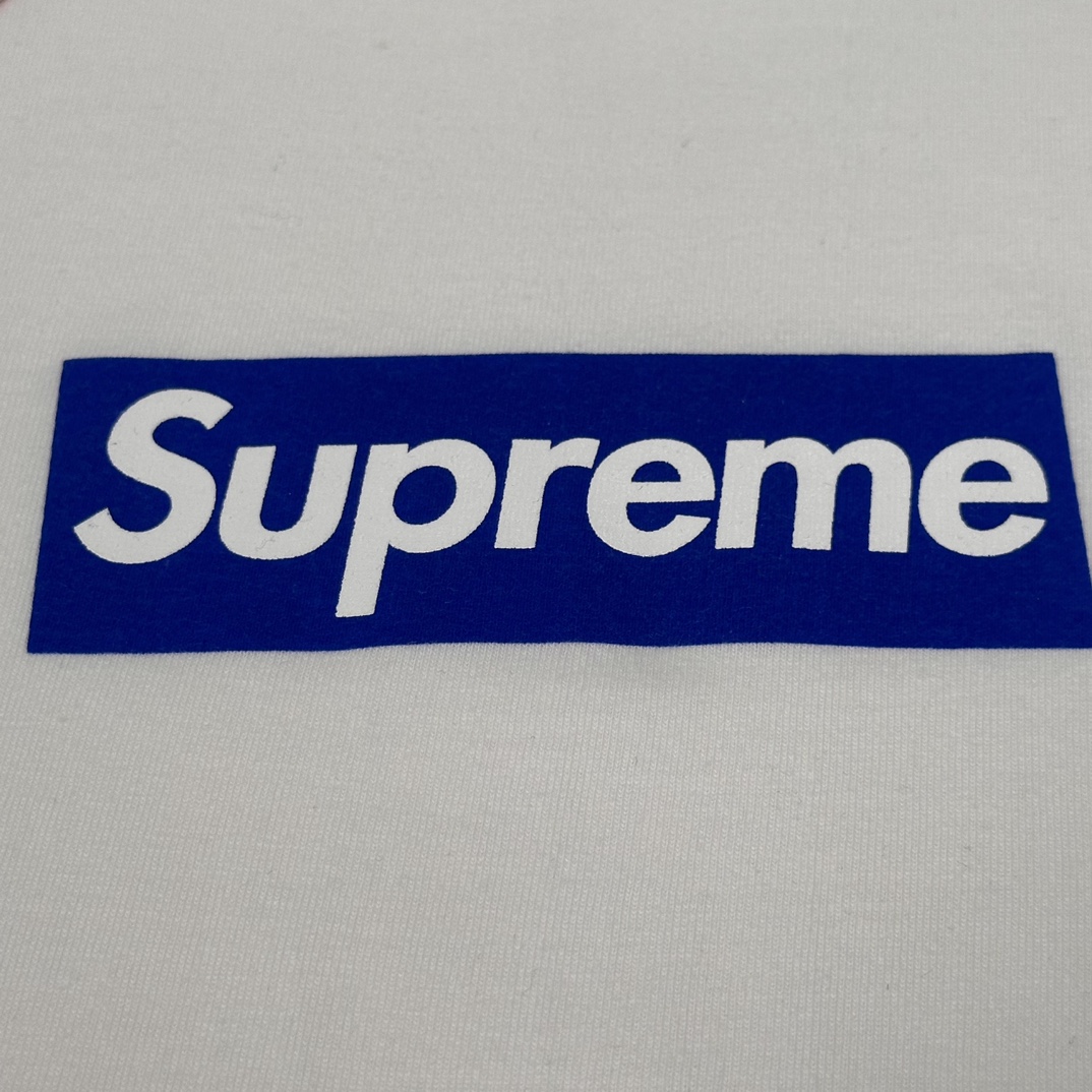Suprem3 Seoul Box Logo Tee White