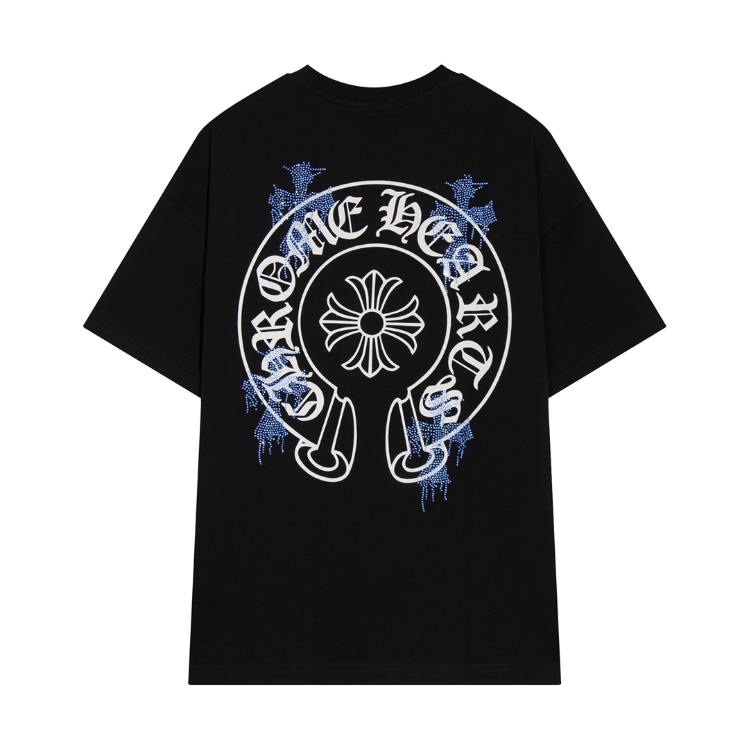 Chrome Hearts Horse Shoe Logo Pocket T-Shirt 2024