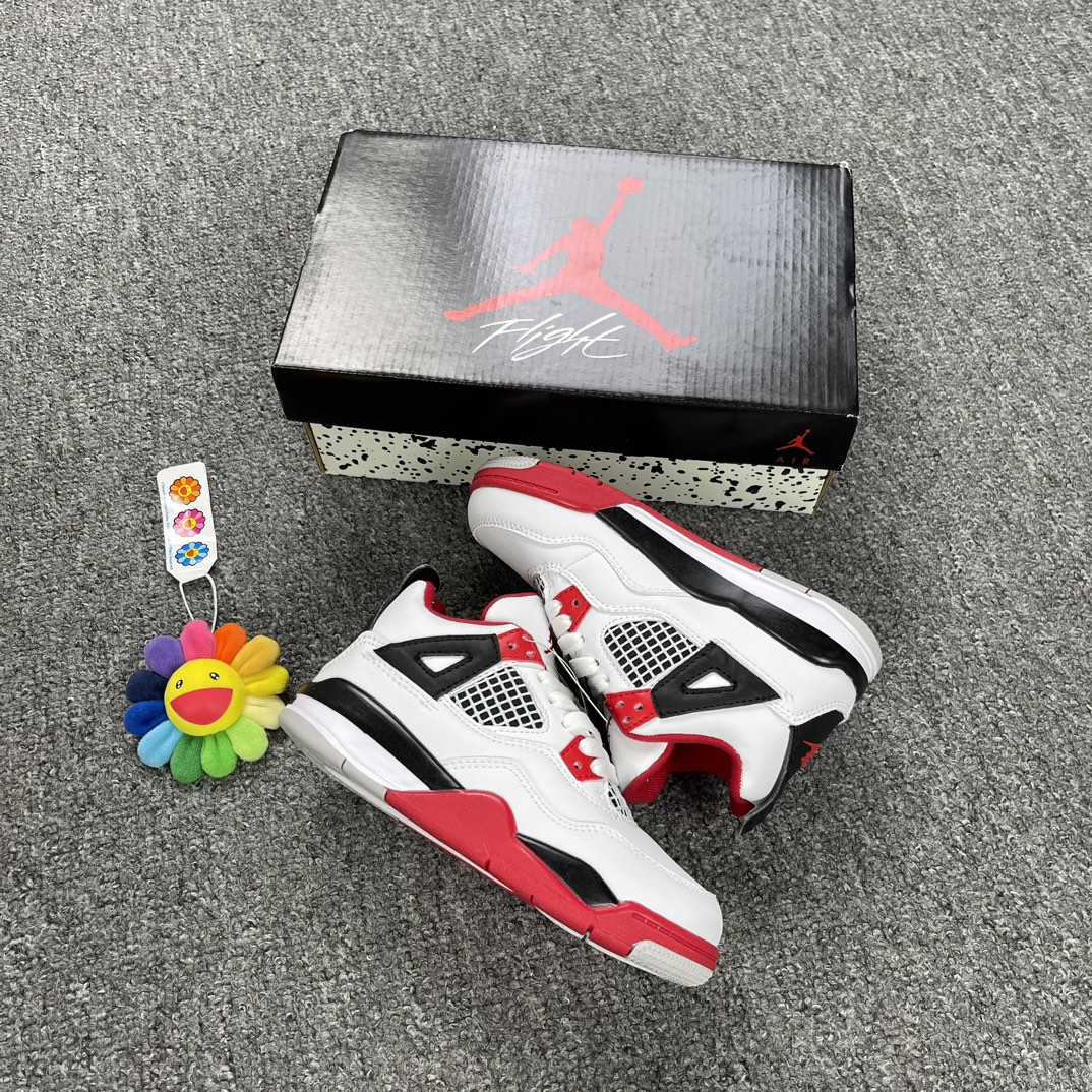Air Jordan 4 Retro ‘Fire Red’ 2020 PS Kid