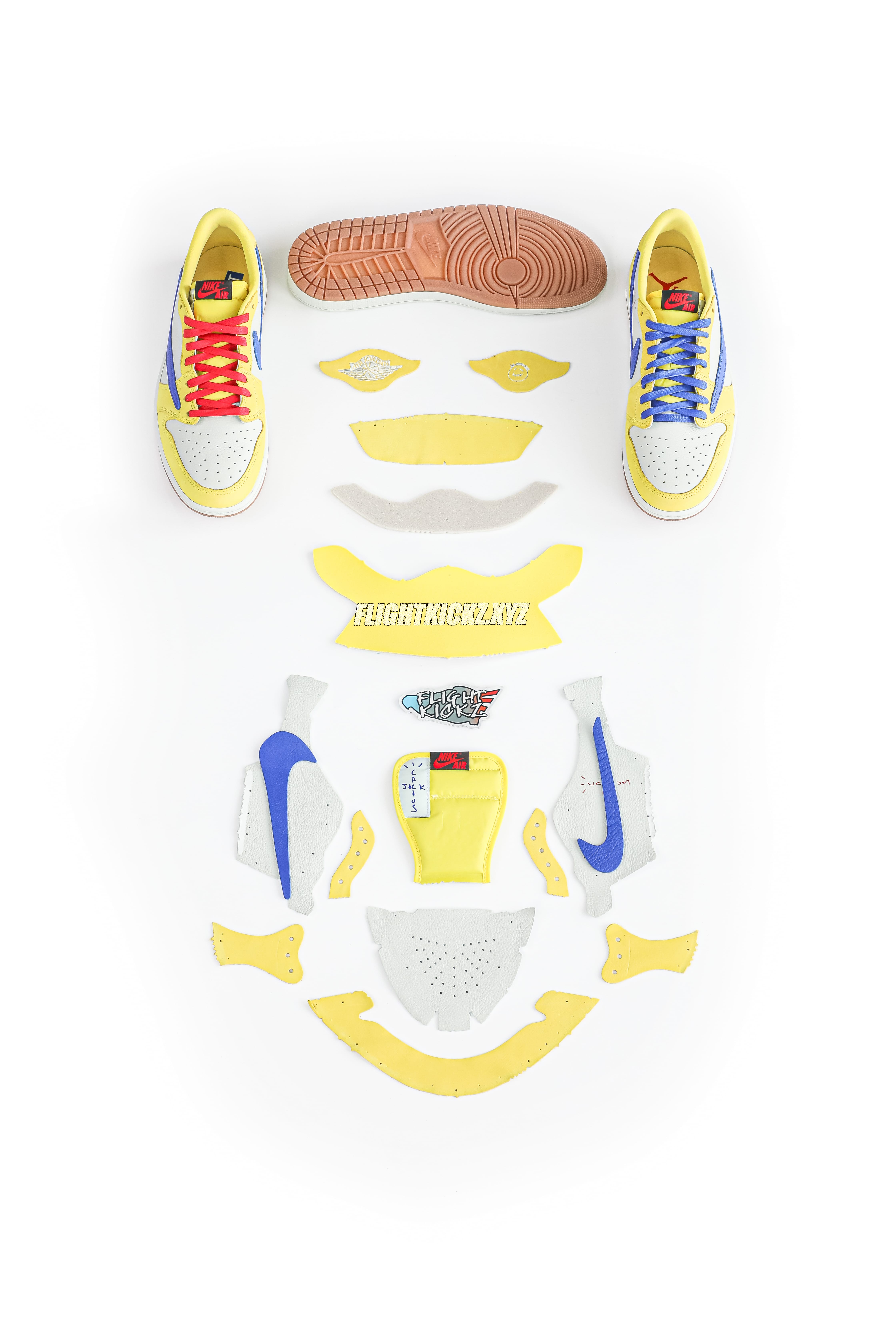 Travis Scott x Air Jordan 1 Retro Low OG SP “Elkins/Canary Yellow” (LN5 A1 batch)