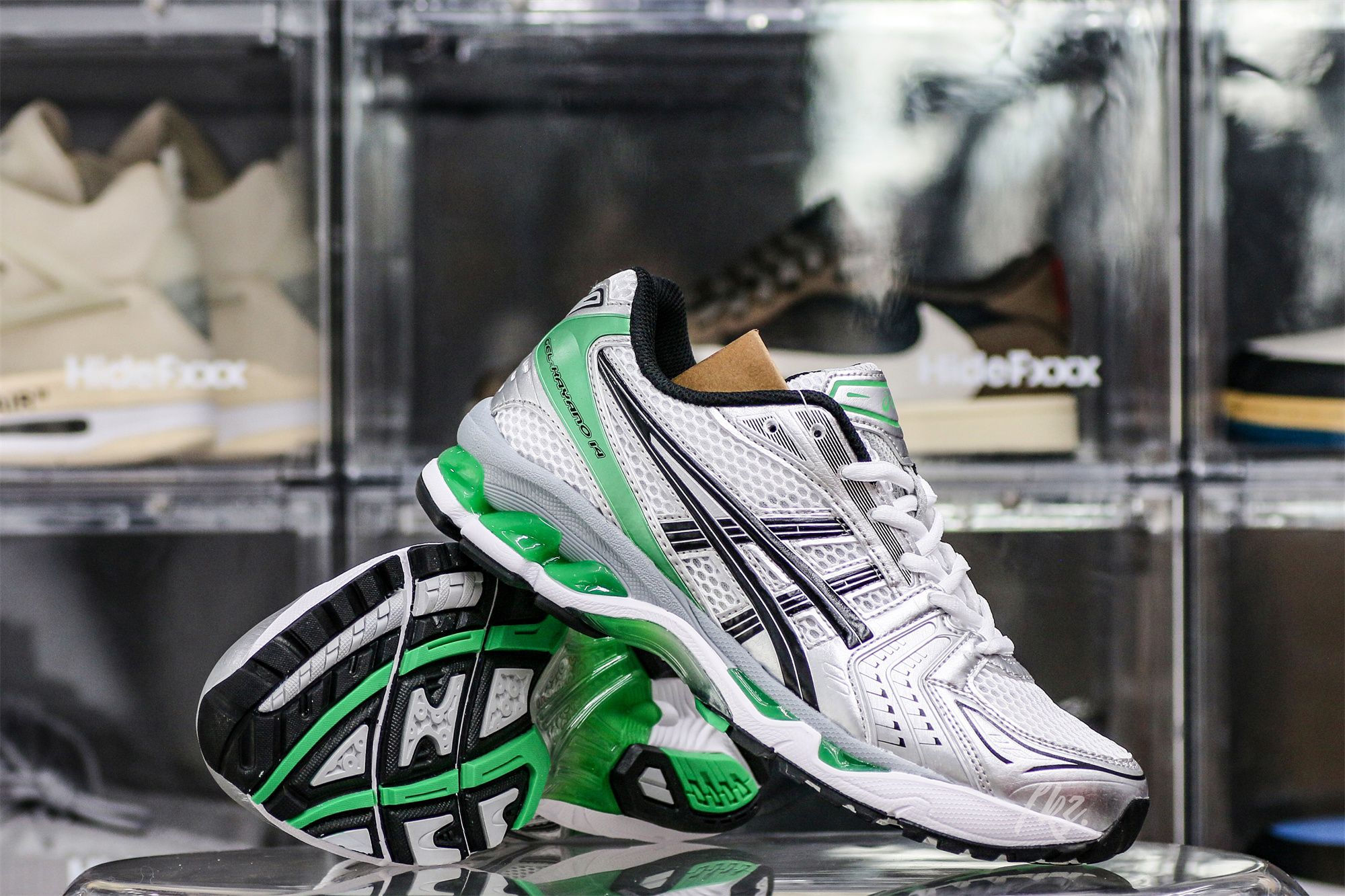 Gel Kayano 14 White Malachite Green