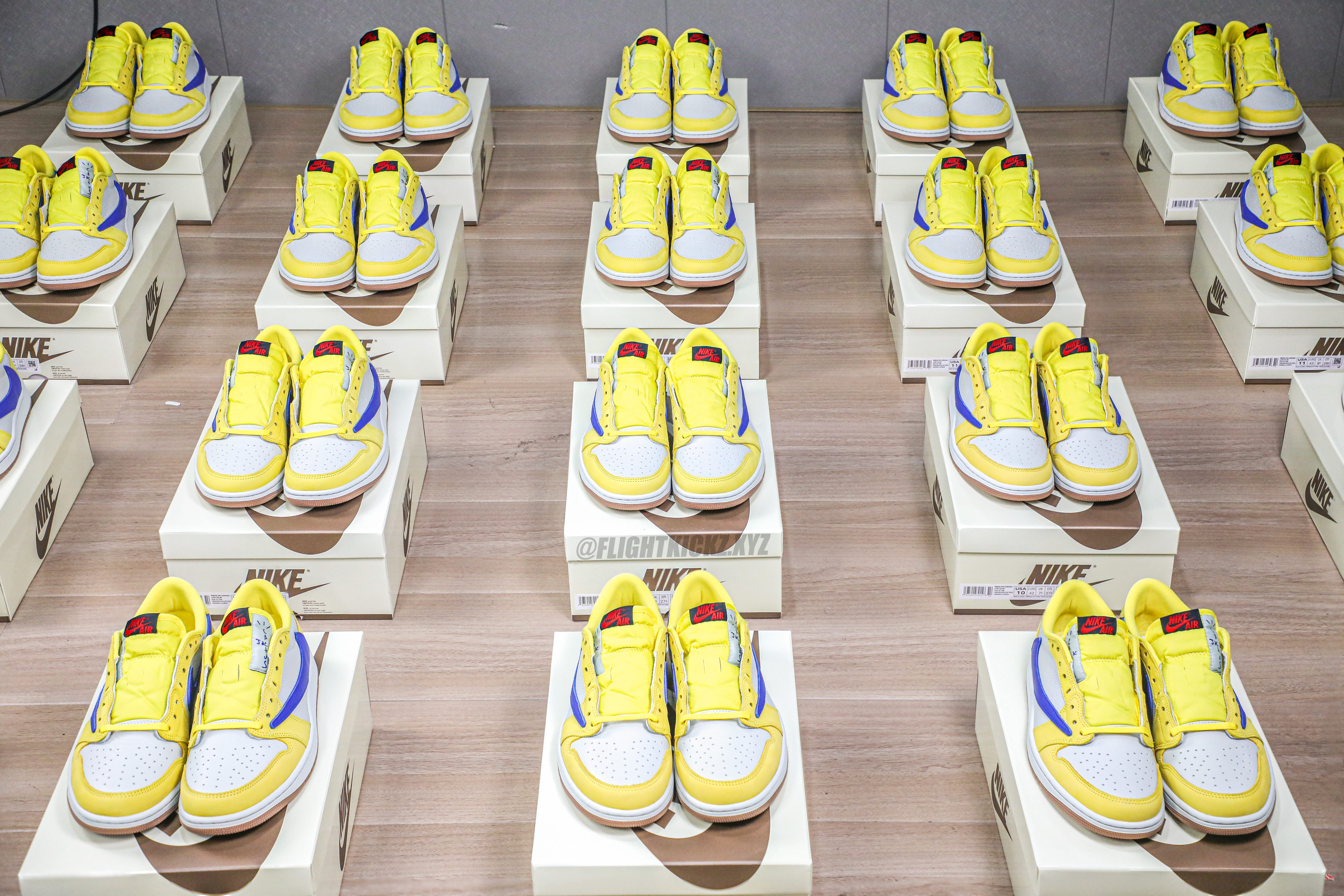 Travis Scott x Air Jordan 1 Retro Low OG SP “Elkins/Canary Yellow” (LN5 A1 batch)