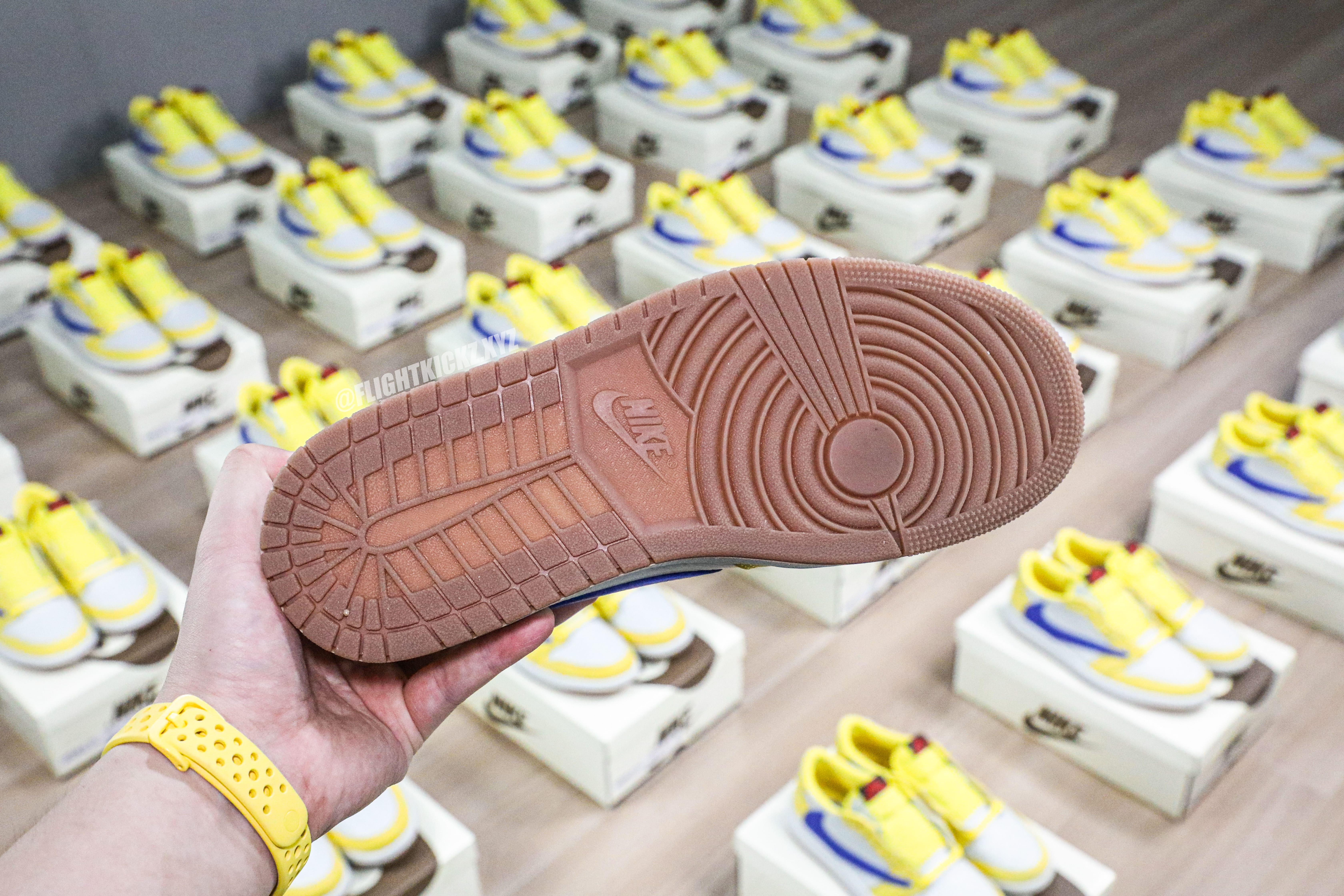 Travis Scott x Air Jordan 1 Retro Low OG SP “Elkins/Canary Yellow” (LN5 A1 batch)