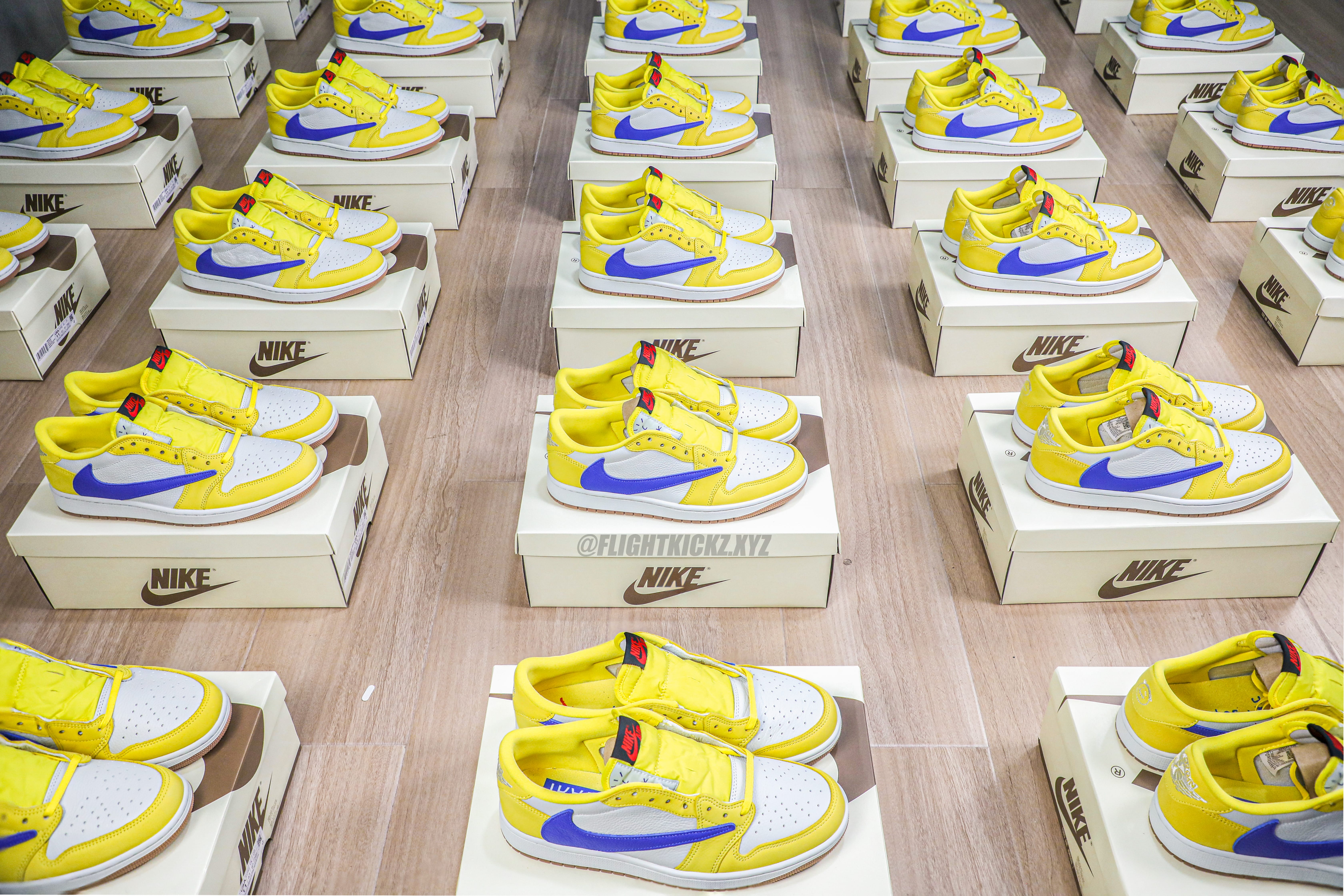 Travis Scott x Air Jordan 1 Retro Low OG SP “Elkins/Canary Yellow” (LN5 A1 batch)