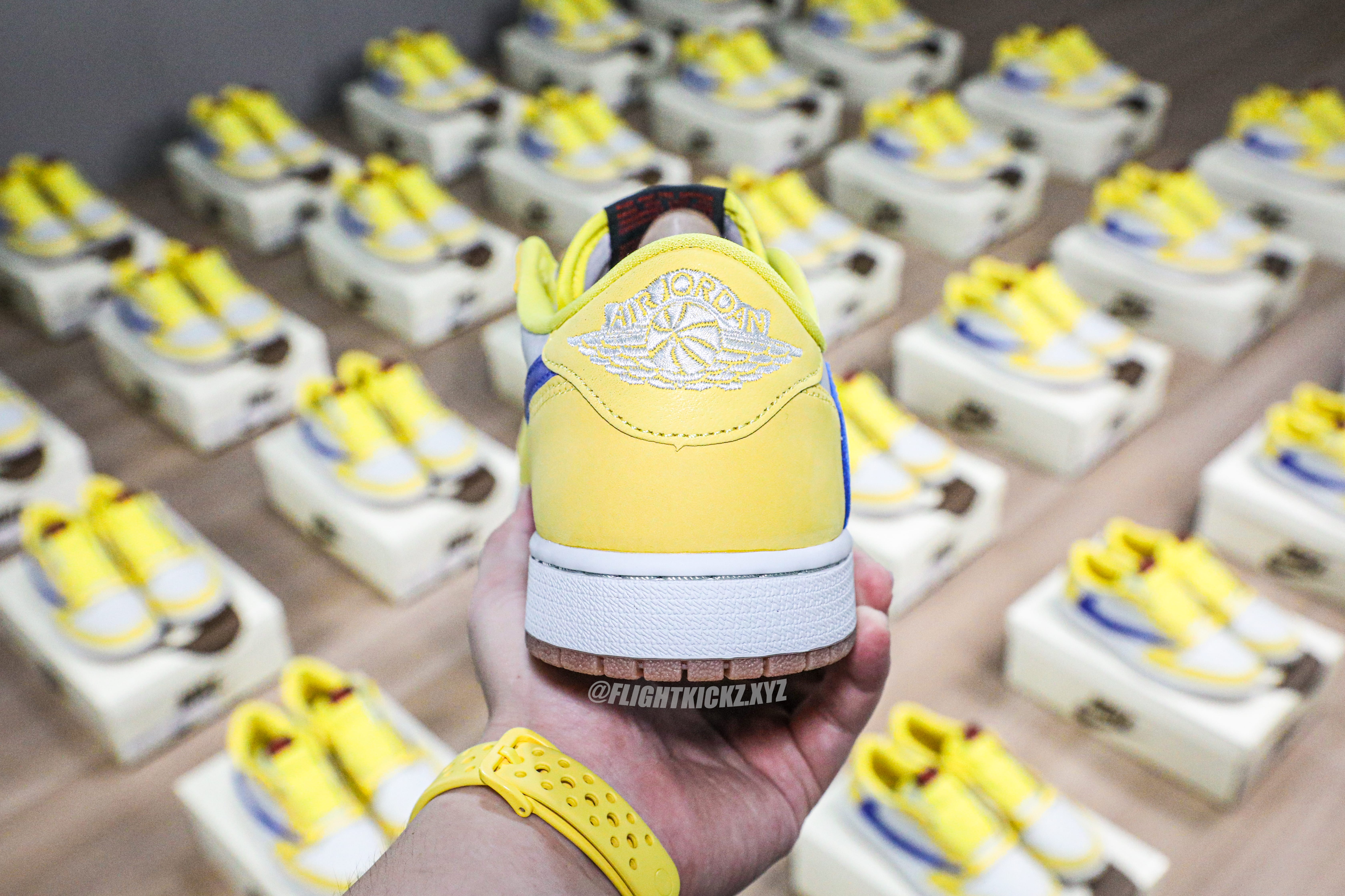 Travis Scott x Air Jordan 1 Retro Low OG SP “Elkins/Canary Yellow” (LN5 A1 batch)