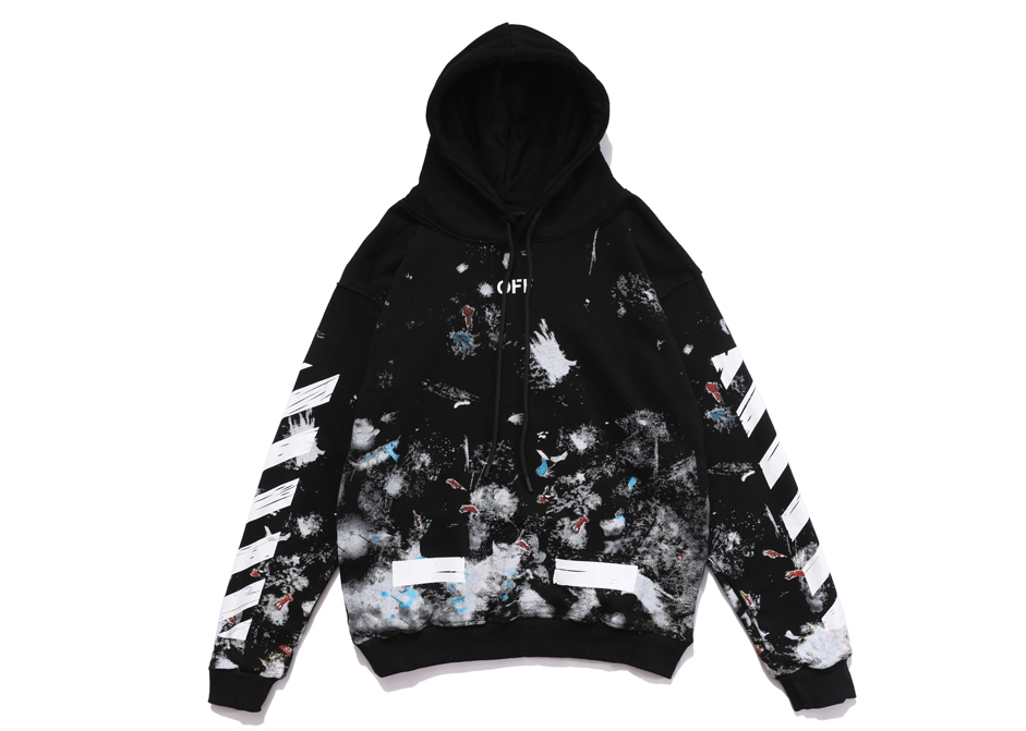 OFF-WHITE Starry Sky Fireworks Hoodie