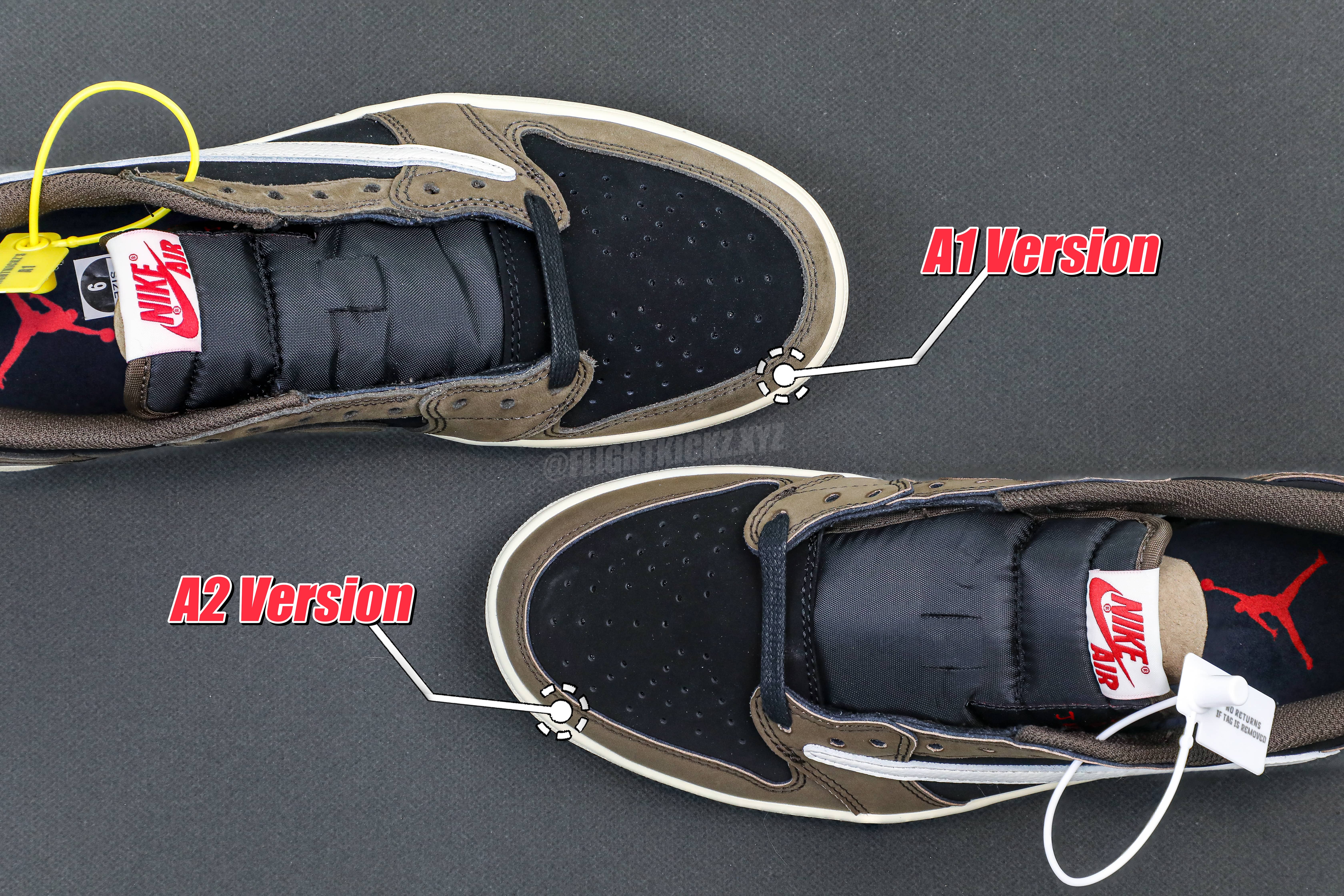 Travis Scott X Air Jordan 1 Low ‘Cactus Jack’(A2 Batch)