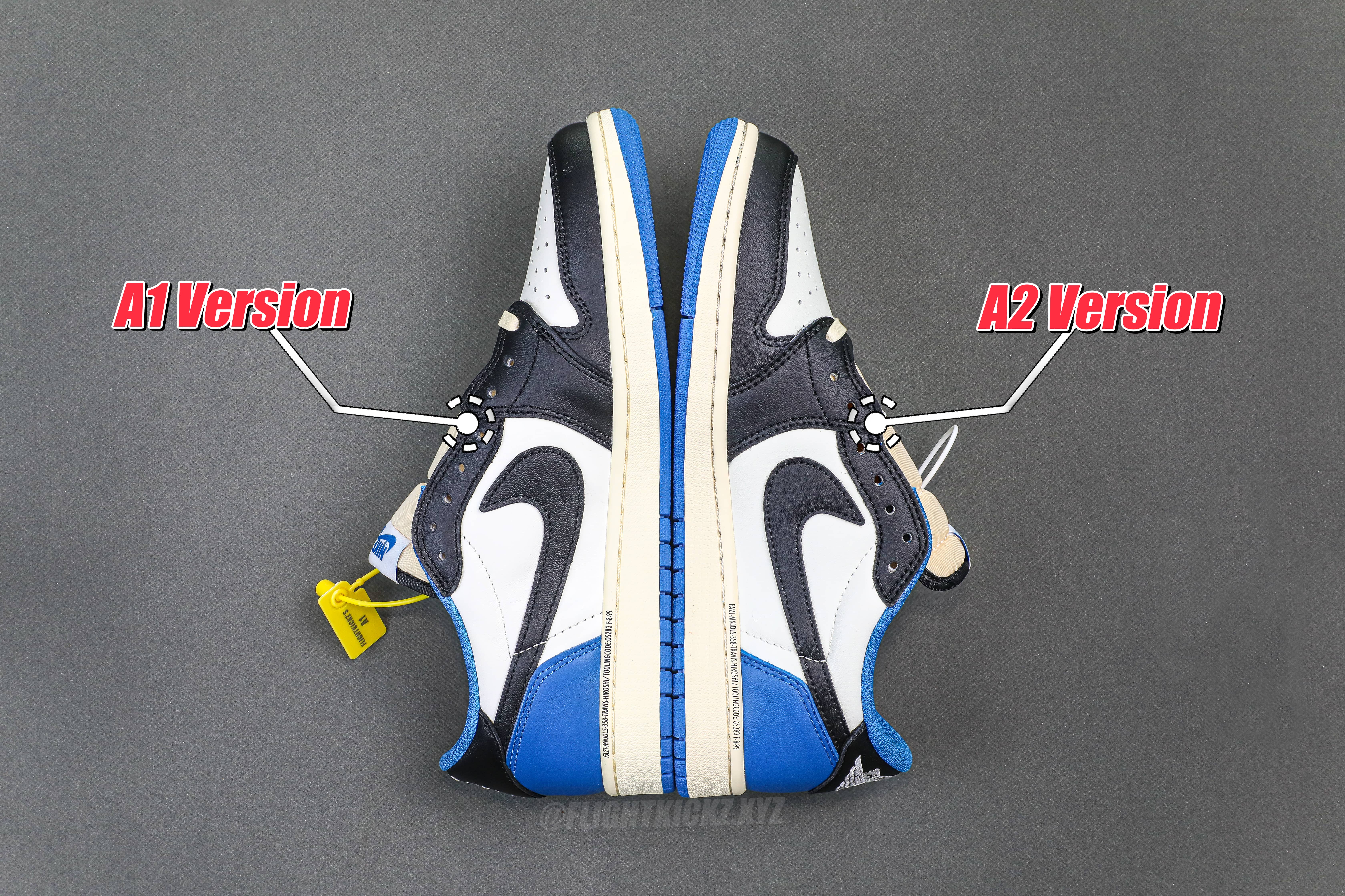 Fragment x Travis Scott x Air Jordan 1 Low(A2 Batch)