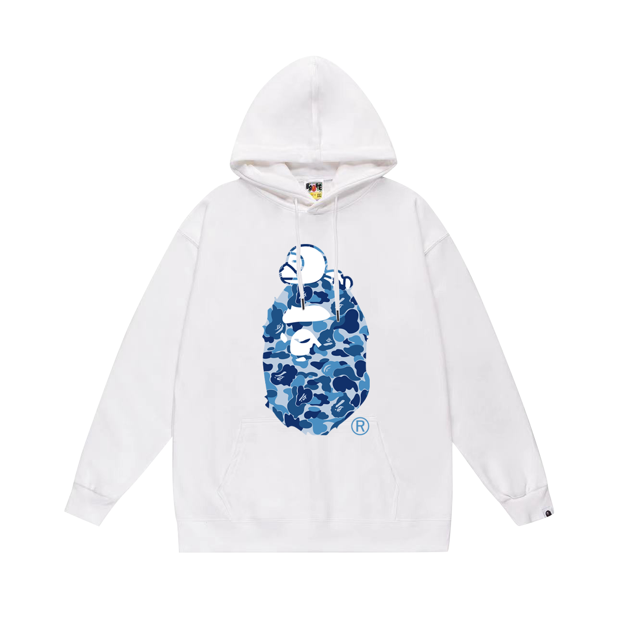 BAPE Sleepy Monkey Ape Head graphic hoodie