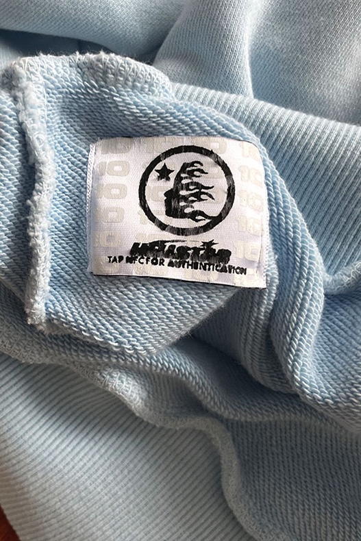 Hell$tar Fire Sky Blue Hoodie