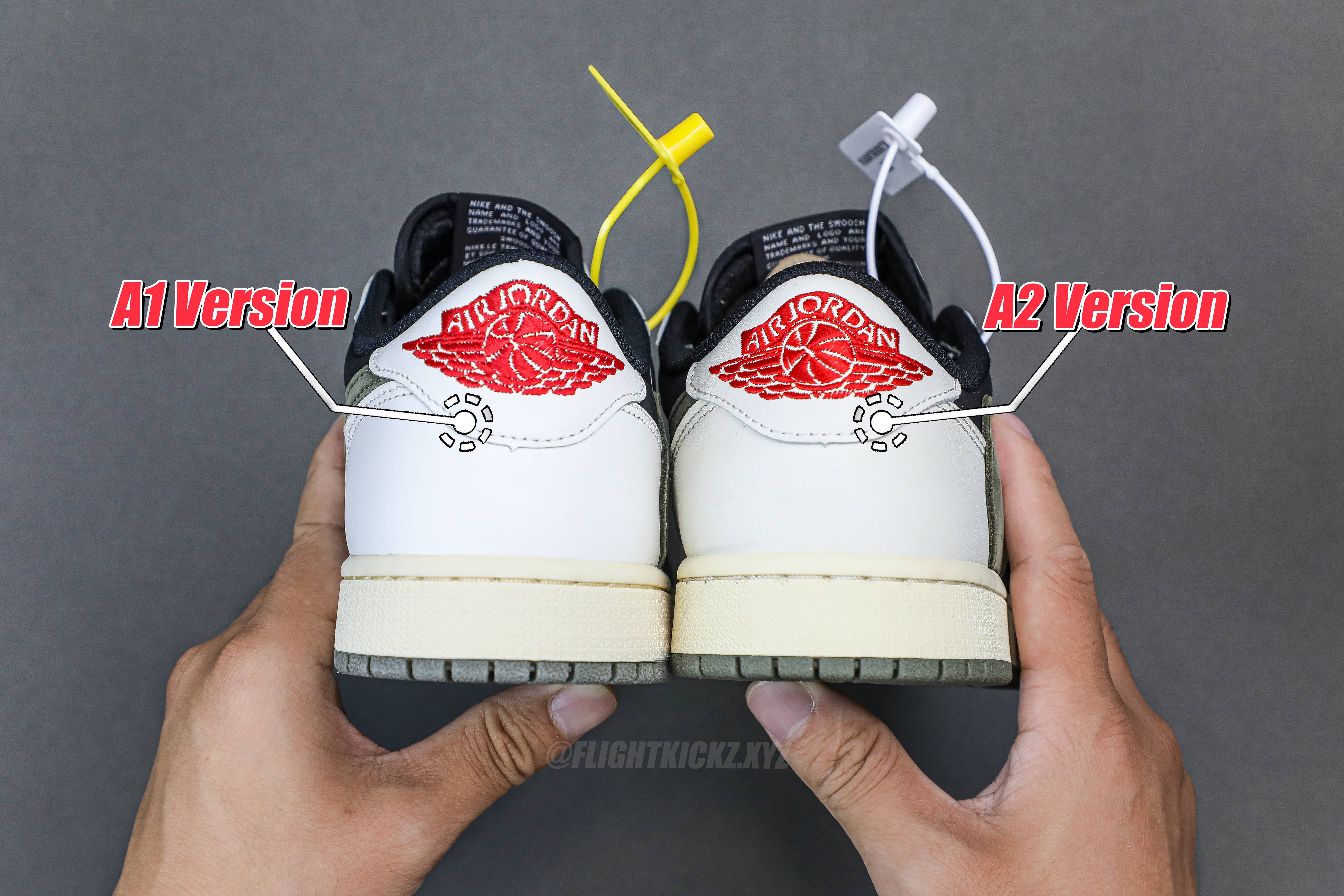 Travis Scott x Air Jordan 1 Low OG SP Olive（A2 Batch)