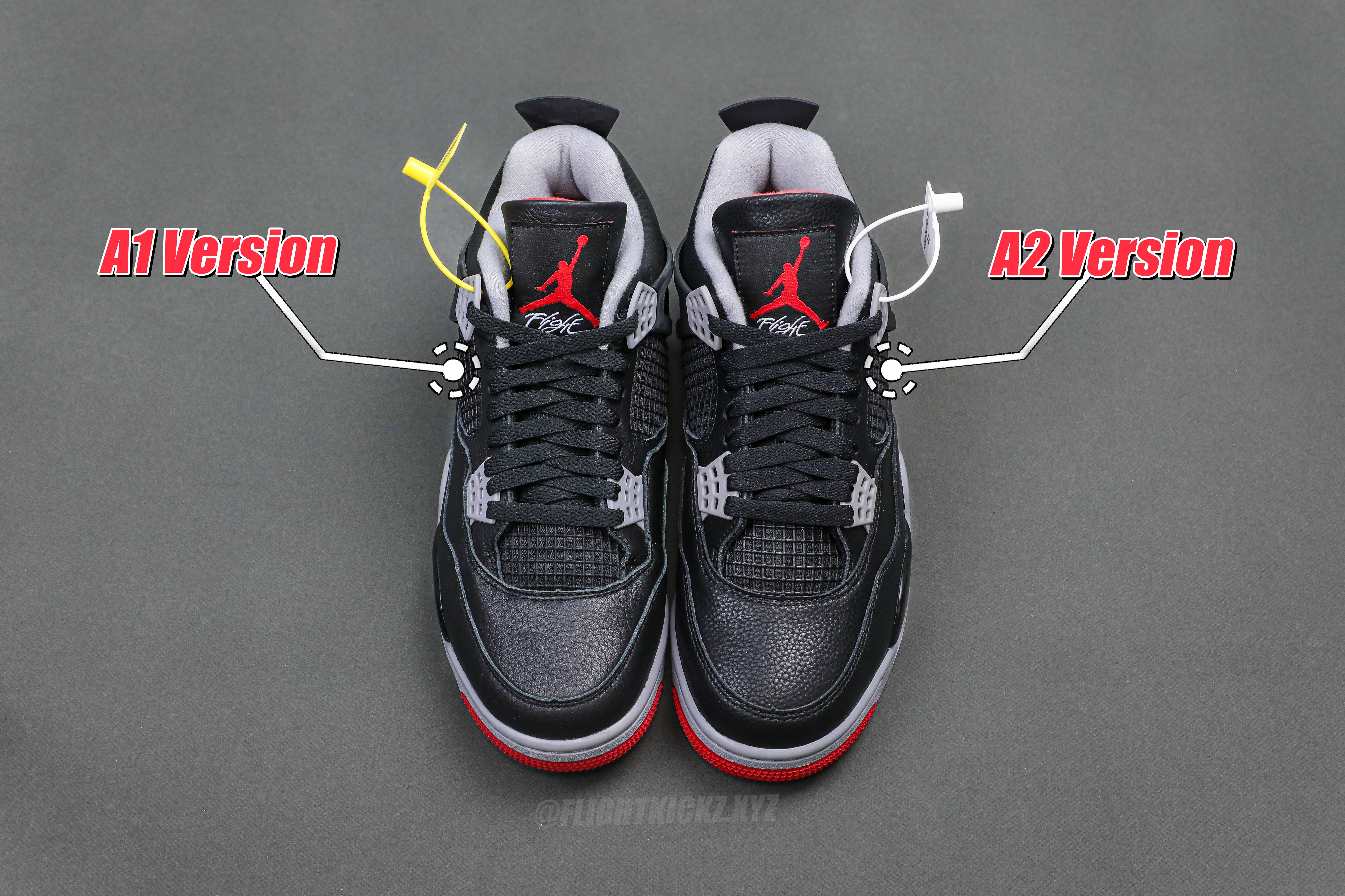 Air Jordan 4 Retro Bred Reimagined (A2 Batch)