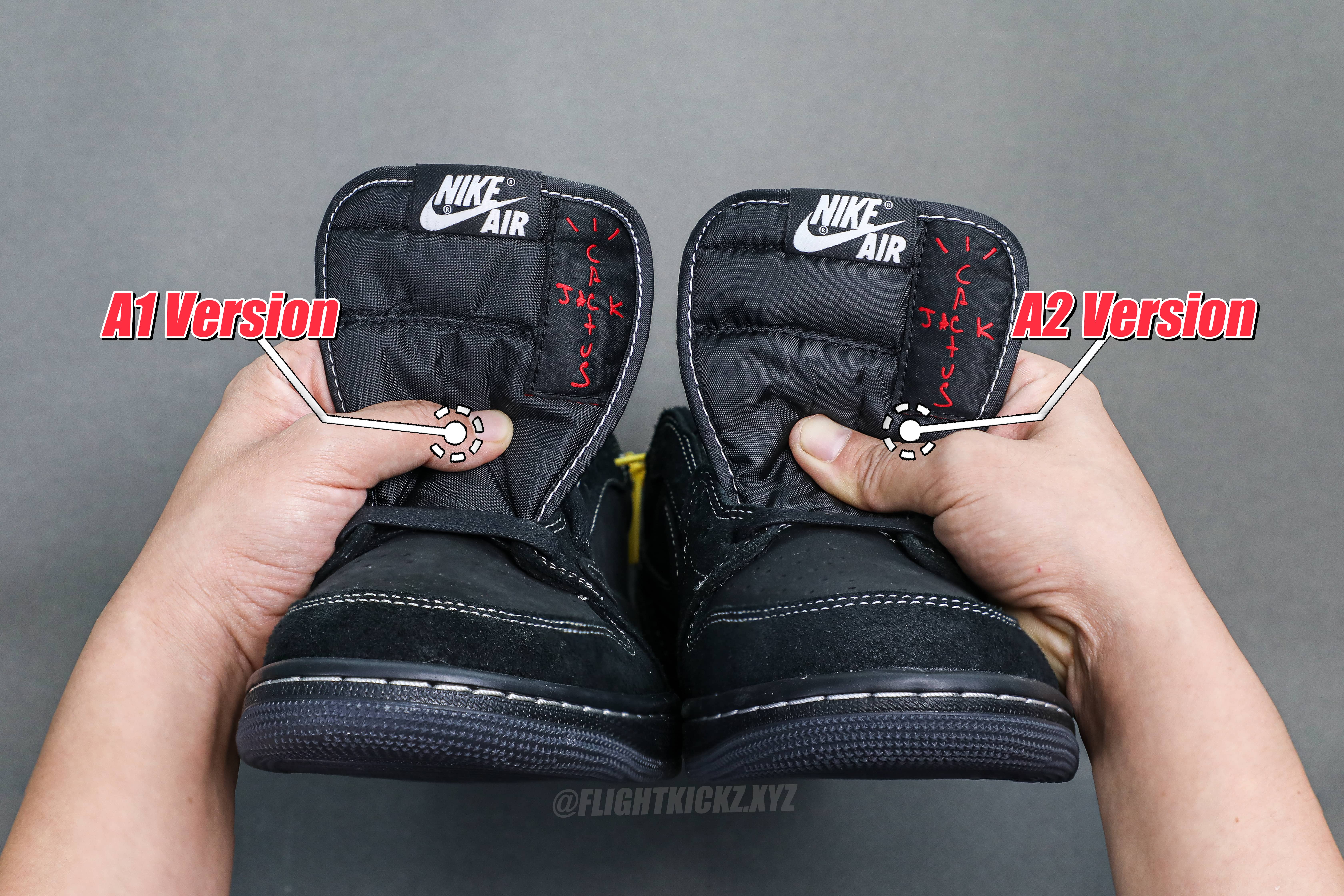 Travis Scott x Nike Air Jordan 1 Low OG “BlackPhantom”(A2 Batch)