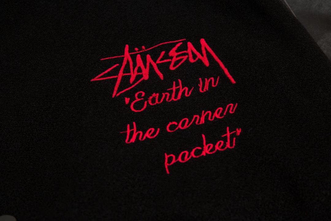 Stussy 40th Anniversary Limited Black 8 Jacket