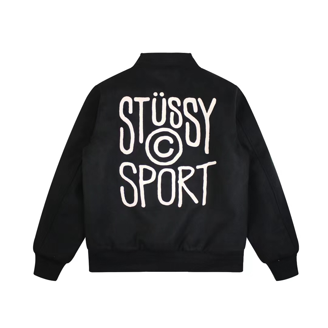Stussy FW24 Port Wool Varsity Jacket