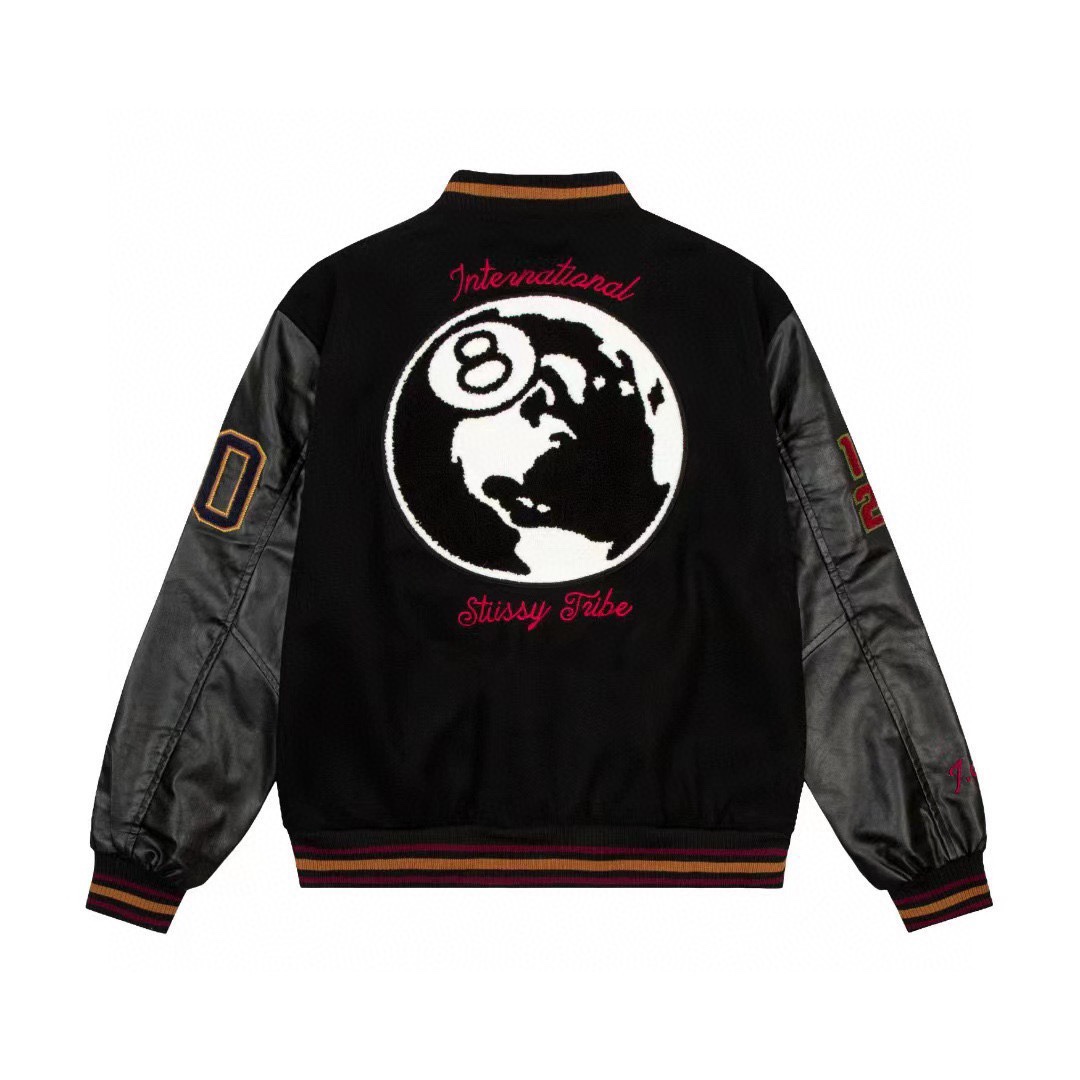 Stussy 40th Anniversary Limited Black 8 Jacket