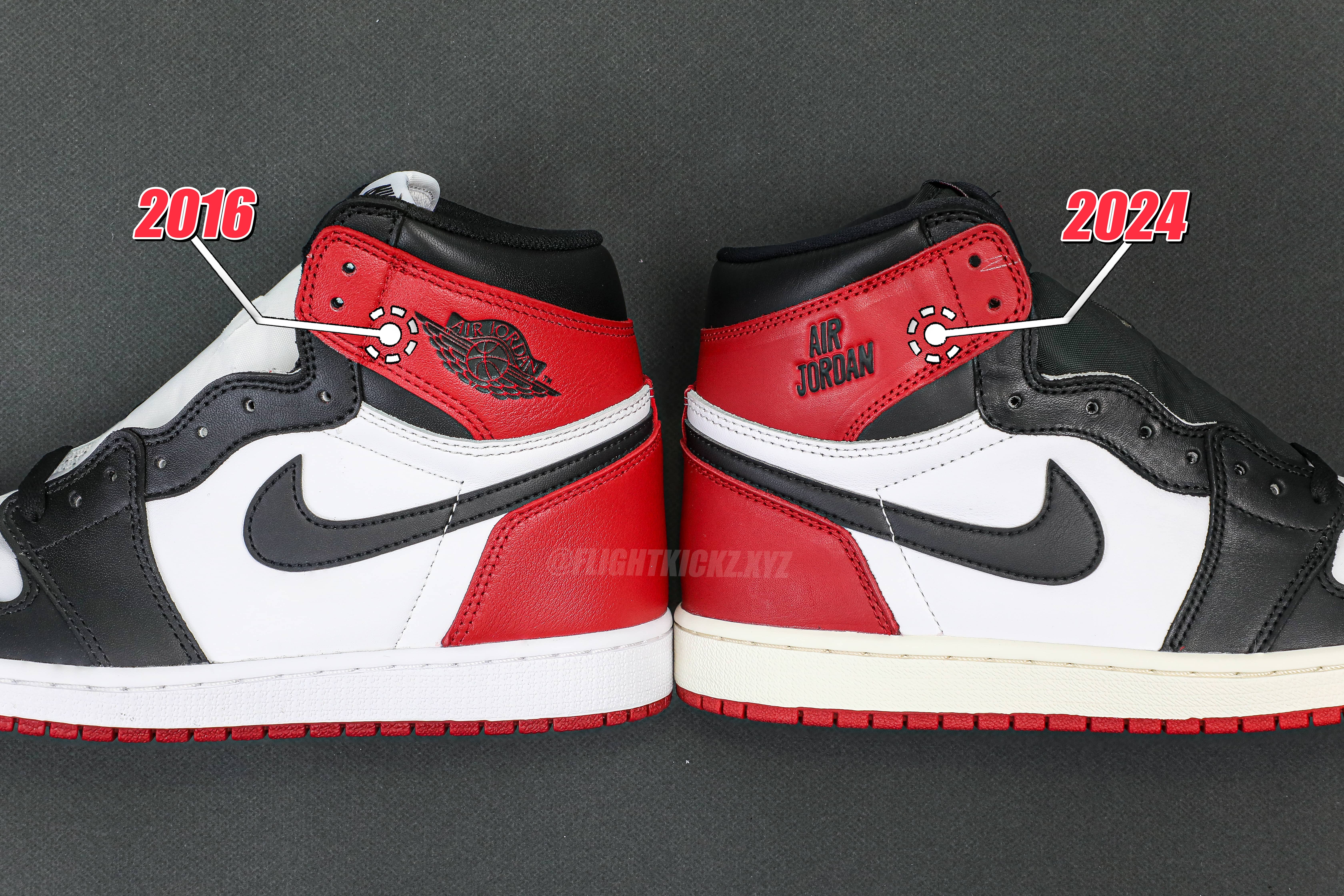 Air Jordan 1 Retro High OG Black Toe Reimagined (Ln5 A1)