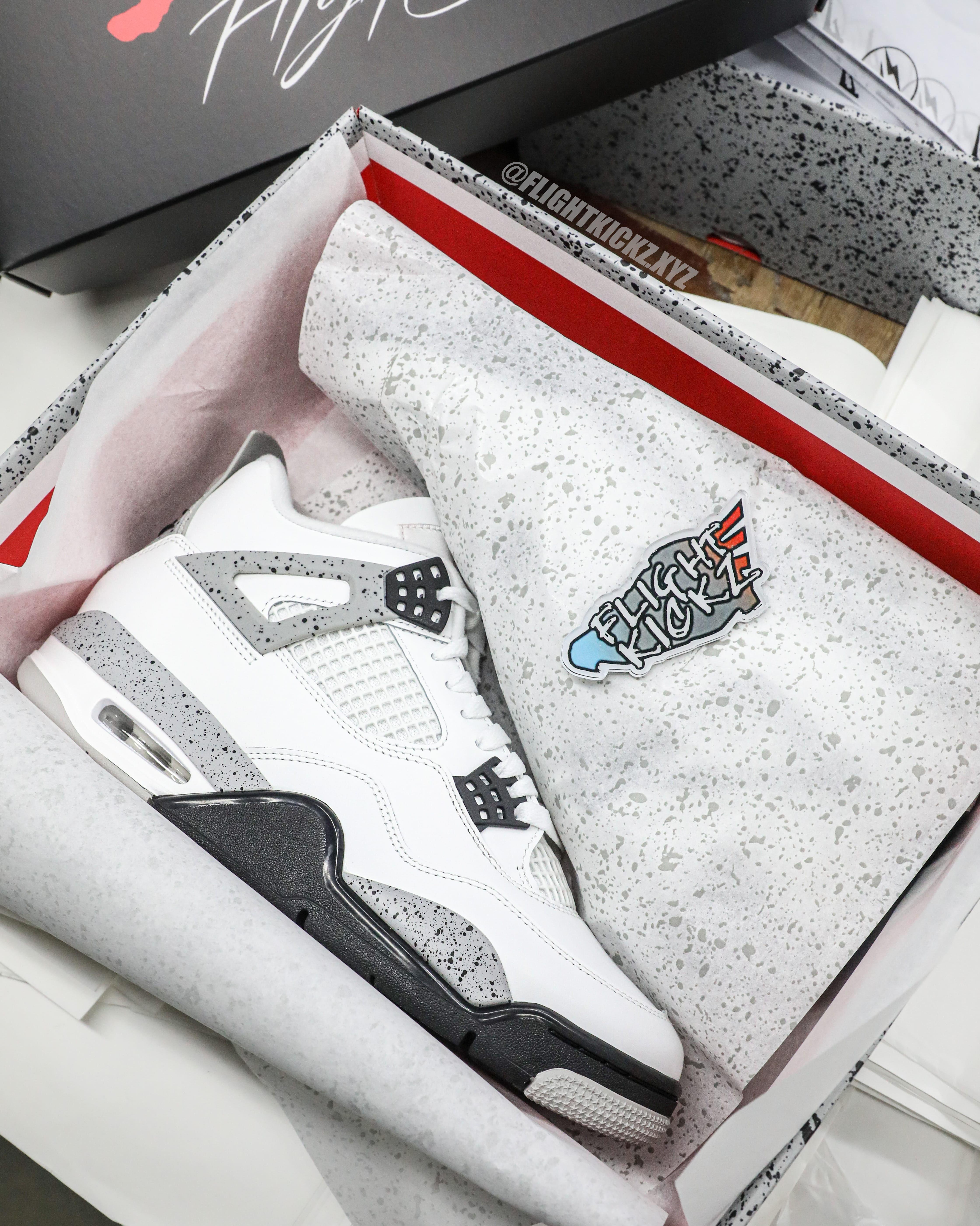 Air Jordan 4 Retro OG ‘White Cement’ 2025 (Ln5 A1)