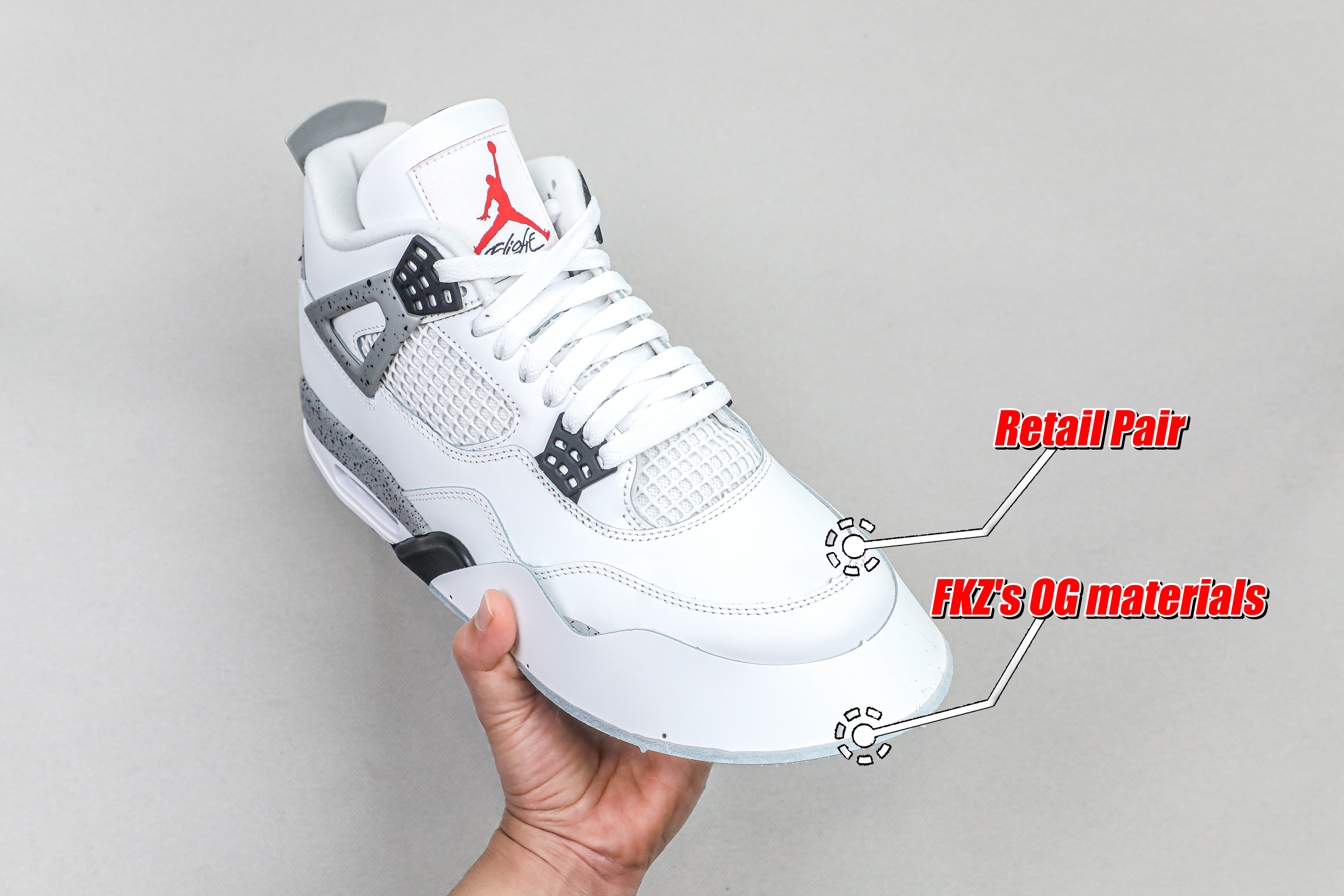 Air Jordan 4 Retro OG ‘White Cement’ 2025 (Ln5 A1)