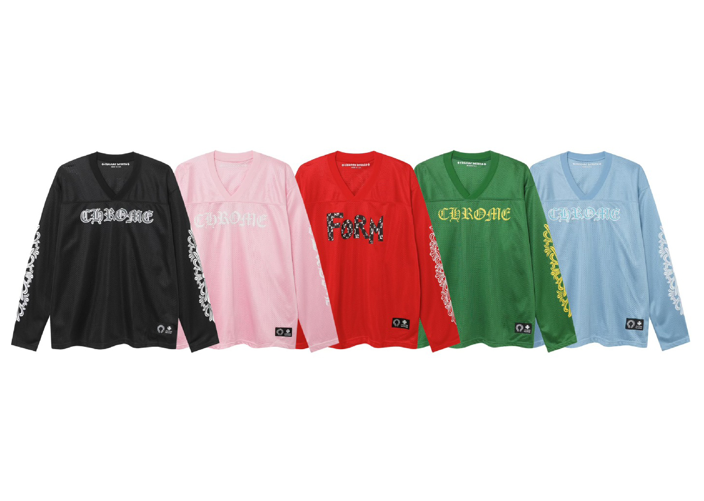 Chr0me Hearts Matty Boy Mesh Warm Up Long Sleeves Jersey